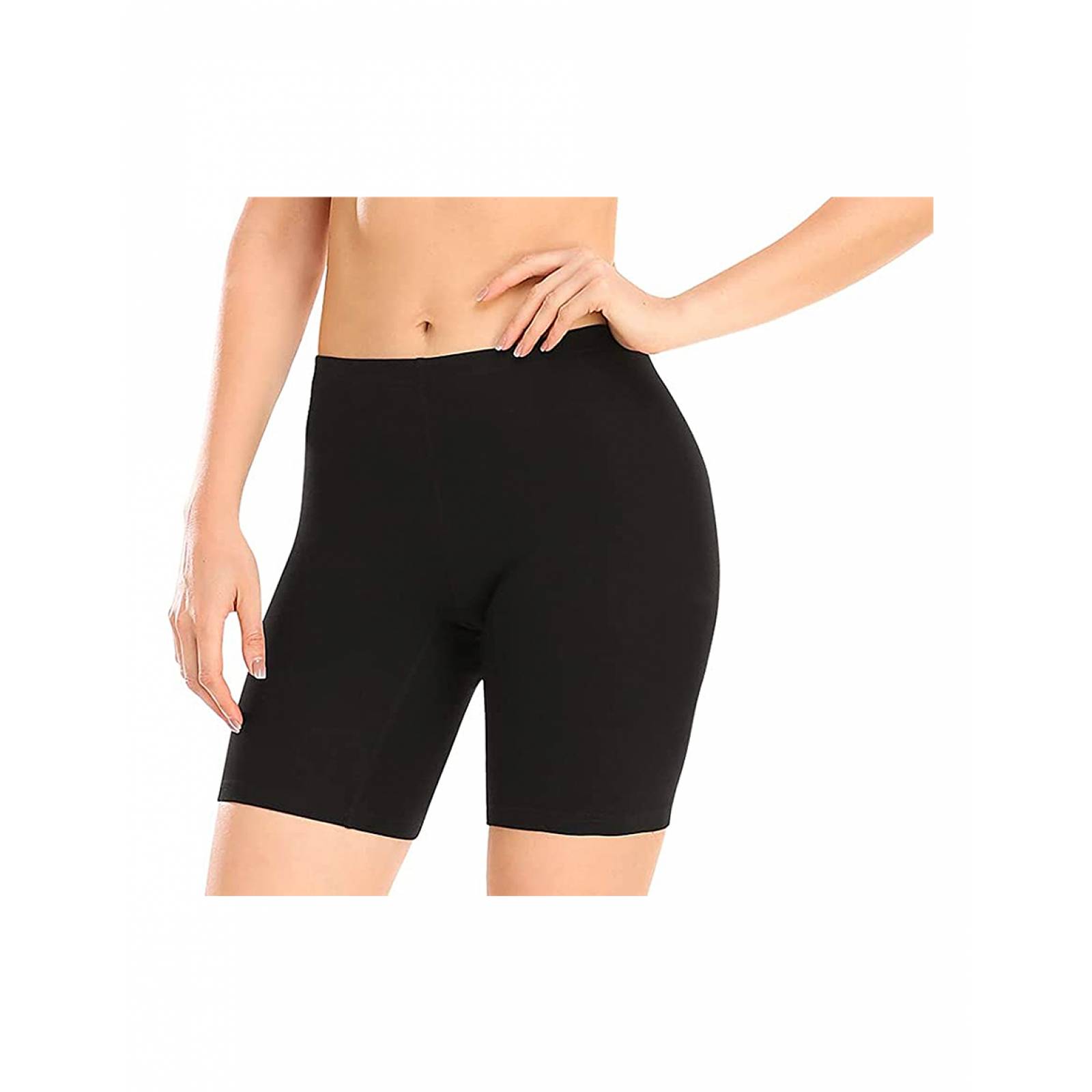 Paquete 6 Boxer Largo Mujer marca Tatys Fashion Pack Incluye 6 piezas Negras.