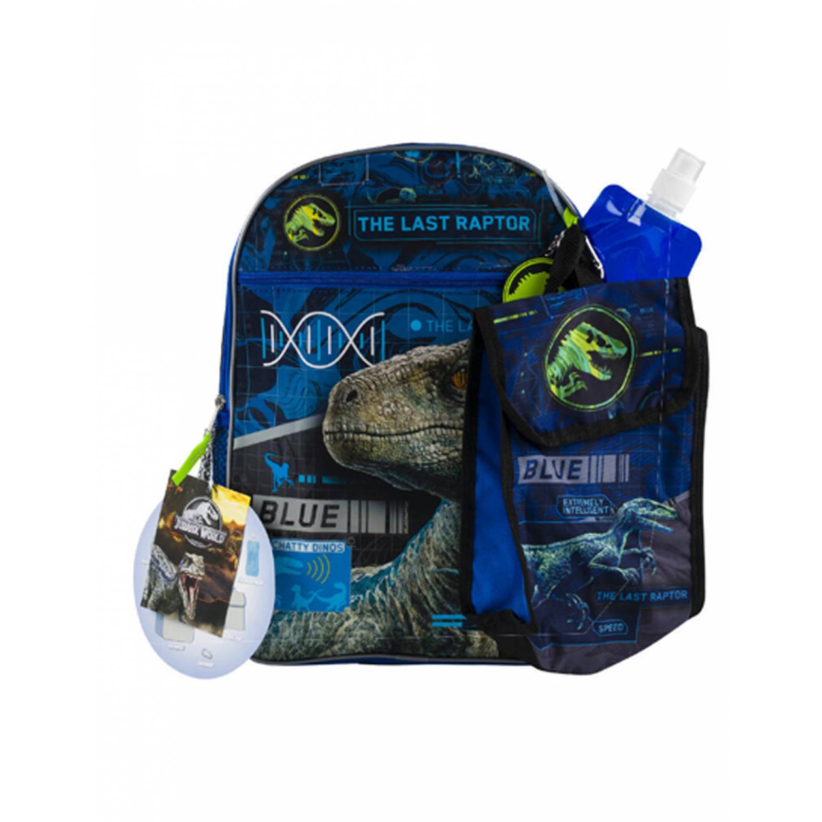Mochila Escolar Jurassic World Set Con 5 Piezas