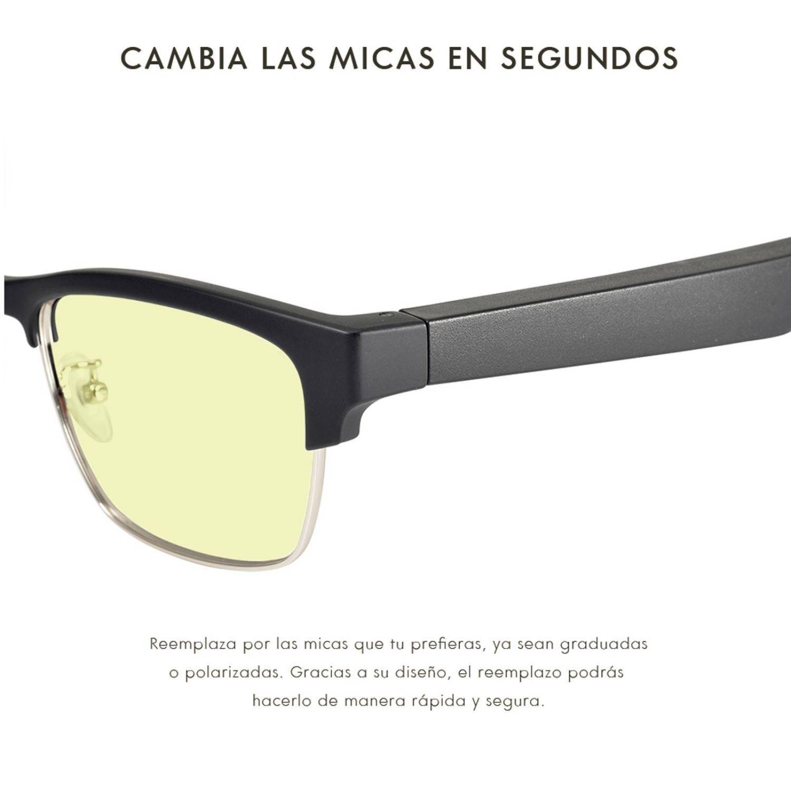 Lentes De Sol Bluetooth Manos Libres Audífonos Inalámbricos Amarillo