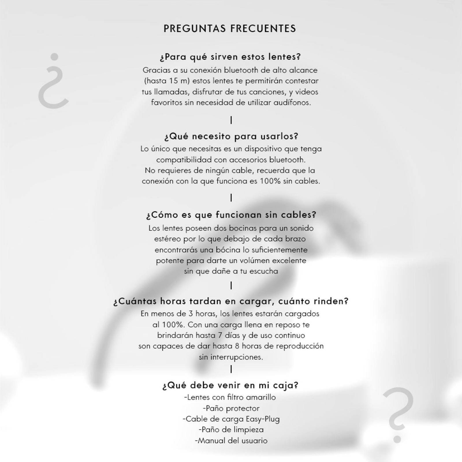 Lentes De Sol Bluetooth Manos Libres Audífonos Inalámbricos Amarillo