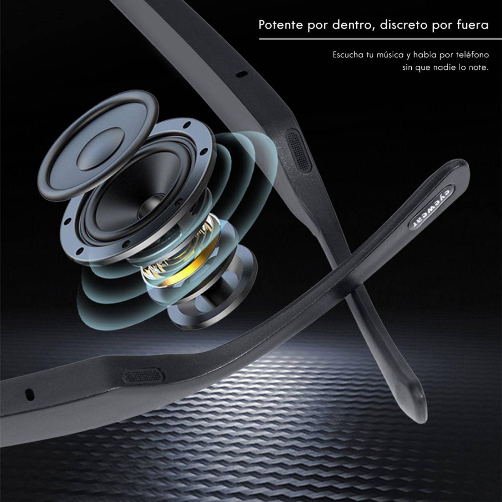 Lentes De Sol Bluetooth Manos Libres Audífonos Inalámbricos Amarillo