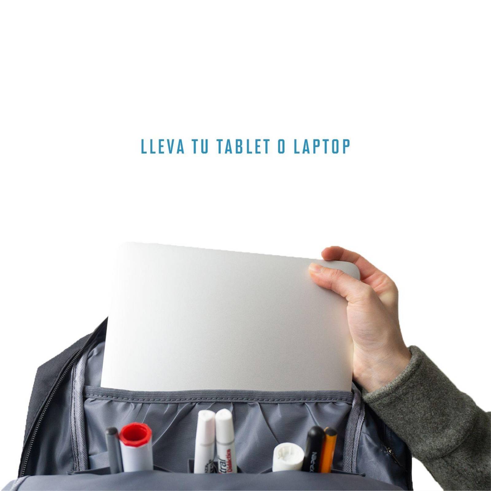 Kpop BTS Mochila con cable de audio USB puerto de carga coreano casual mochila portátil bolsa univer Azul