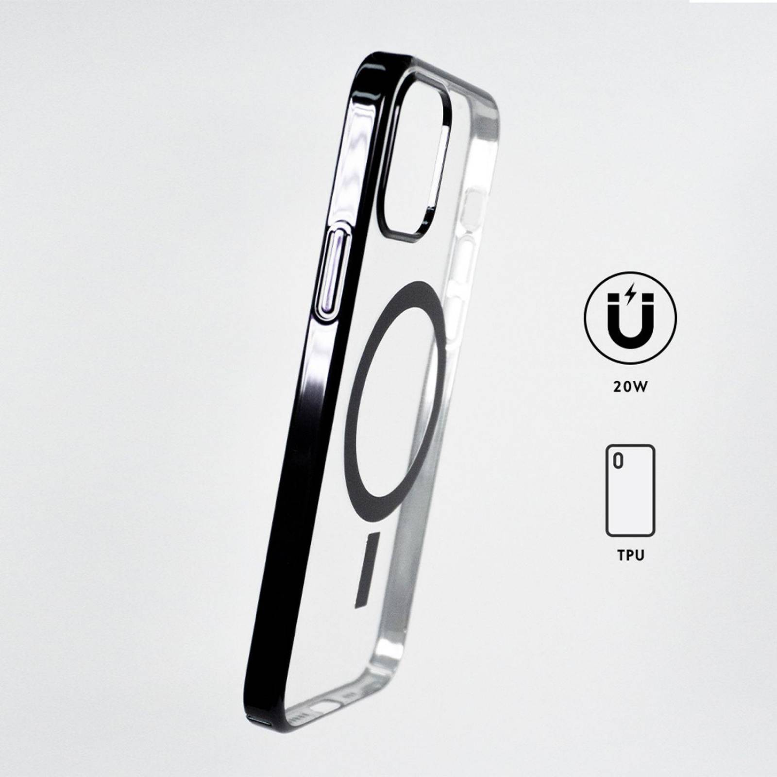 Funda Magnética Para iPhone 11 Pro / 11 Pro Max / 12 Mini / 12 Pro / 12 Pro Max / 13 Pro / 13 Pro Ma Negro