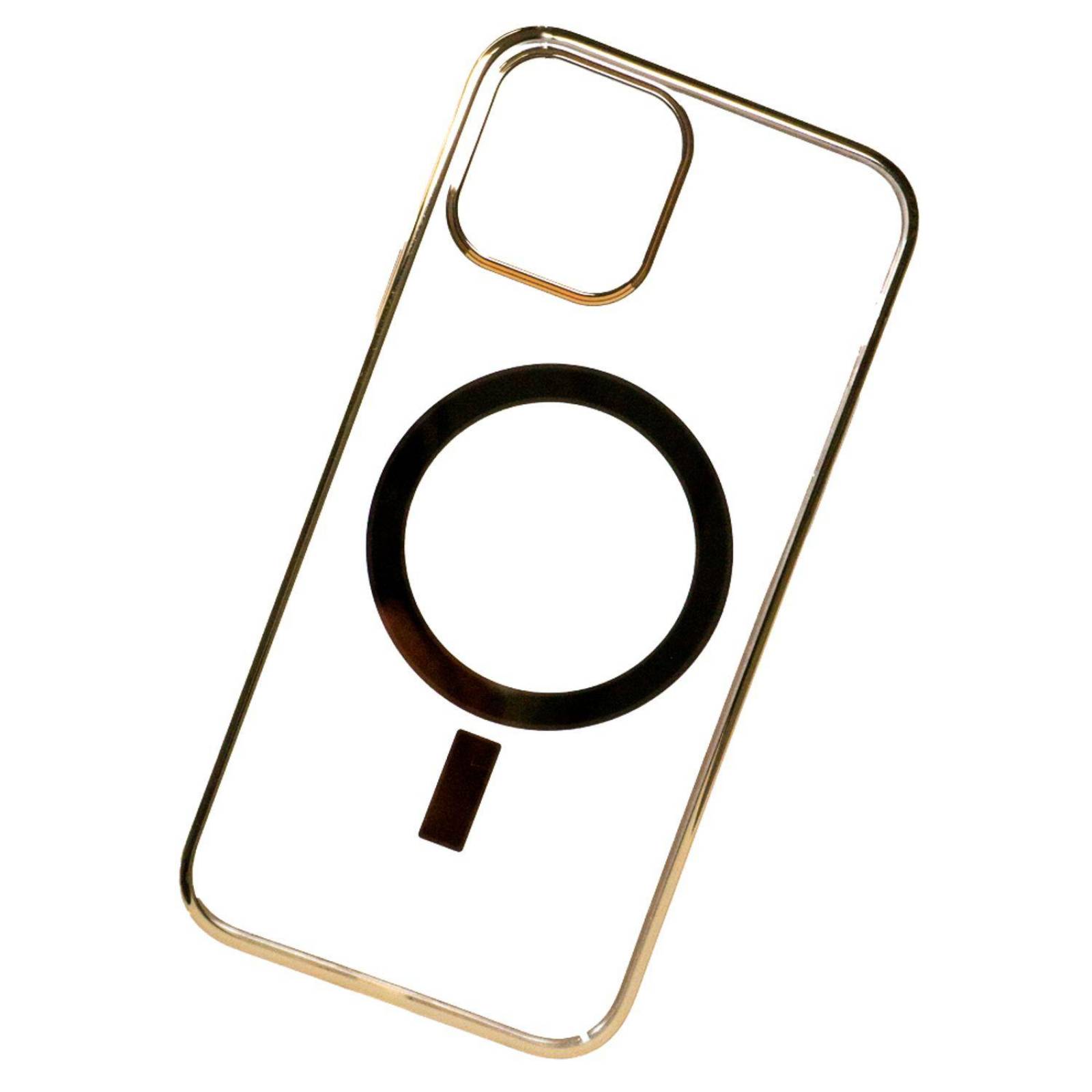 Funda Magnética Para iPhone 11 Pro / 11 Pro Max / 12 Mini / 12 Pro / 12 Pro Max / 13 Pro / 13 Pro Ma Dorada
