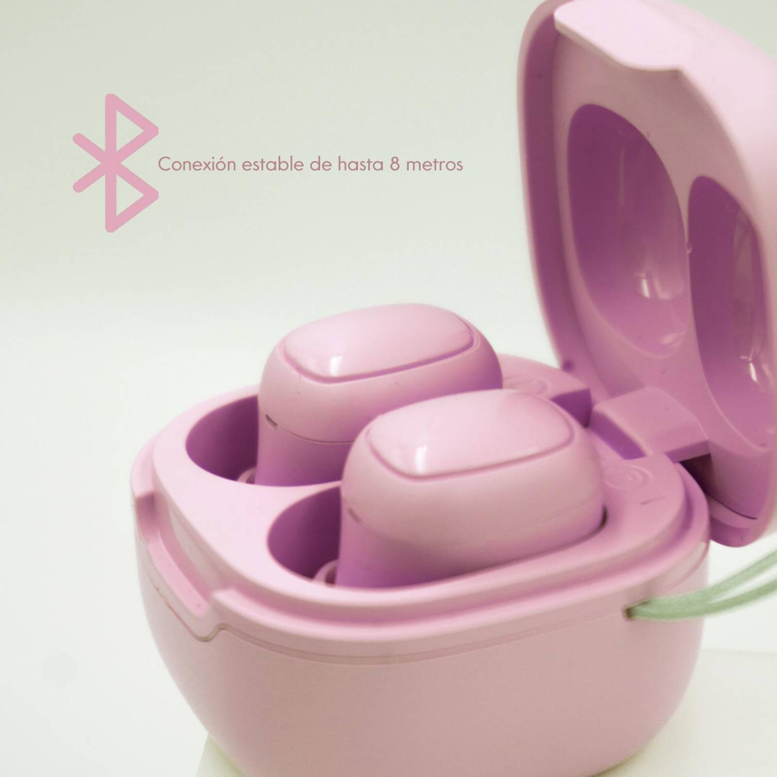 Auriculares Ultra Compactos NanoEar Libertad Inalámbrica En Tu Bolsillo Rosa