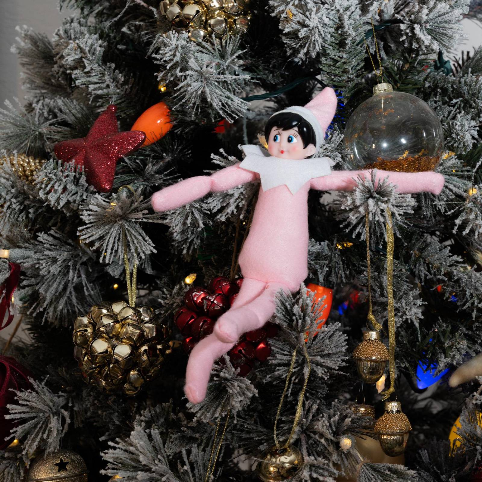 The Elf On My Shelf Tradición Navideña Elfo Travieso Se Porta Mal Rosa