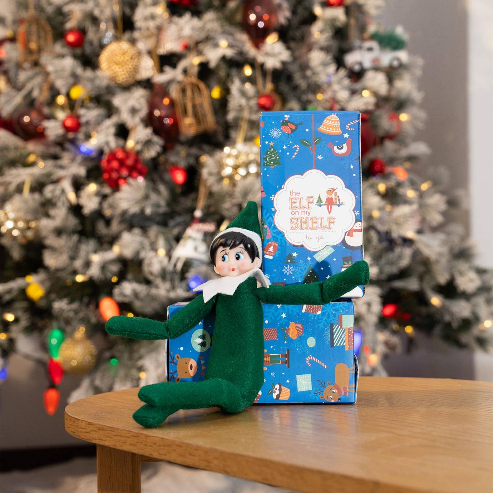 The Elf On My Shelf Tradición Navideña Elfo Travieso Se Porta Mal Verde