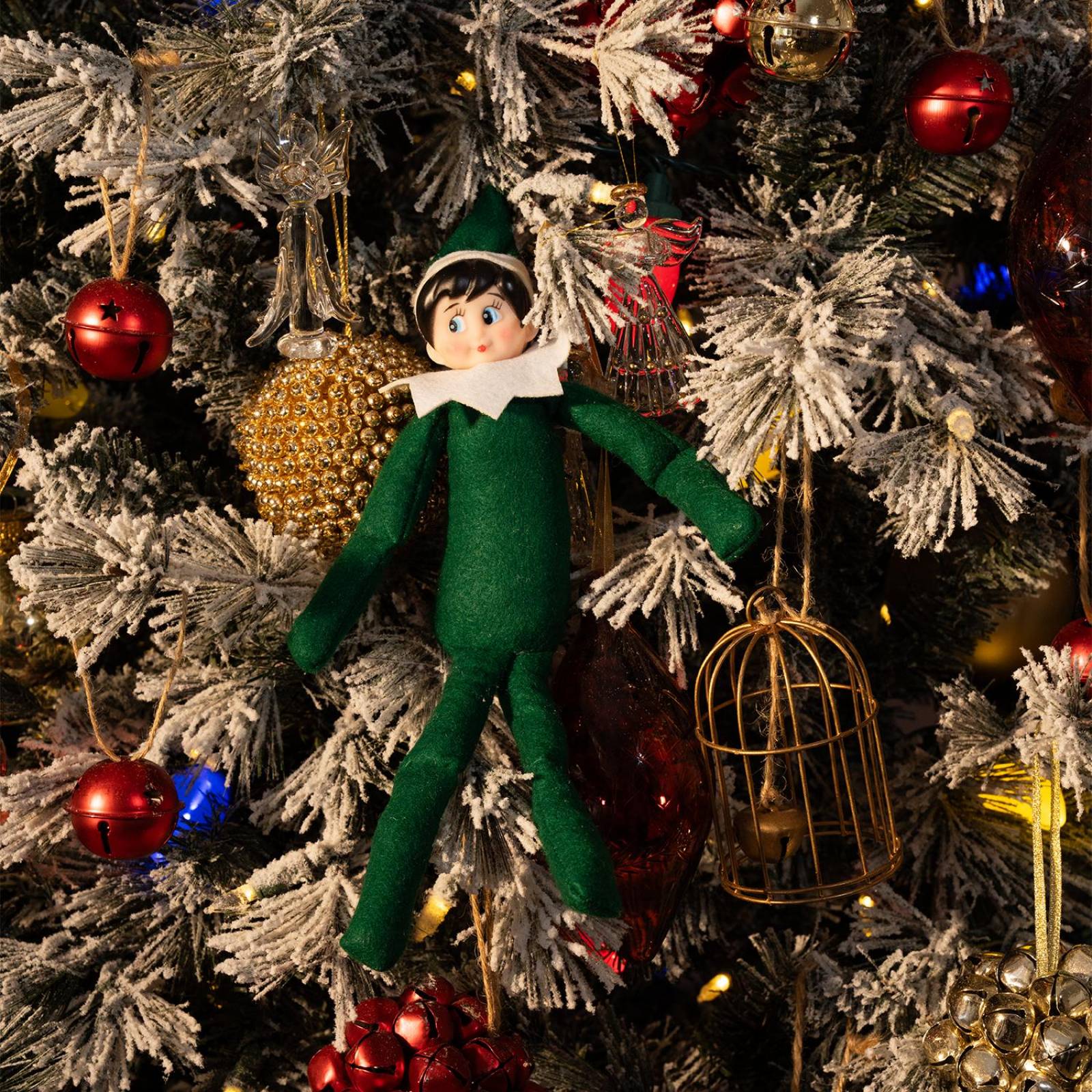 The Elf On My Shelf Tradición Navideña Elfo Travieso Se Porta Mal Verde