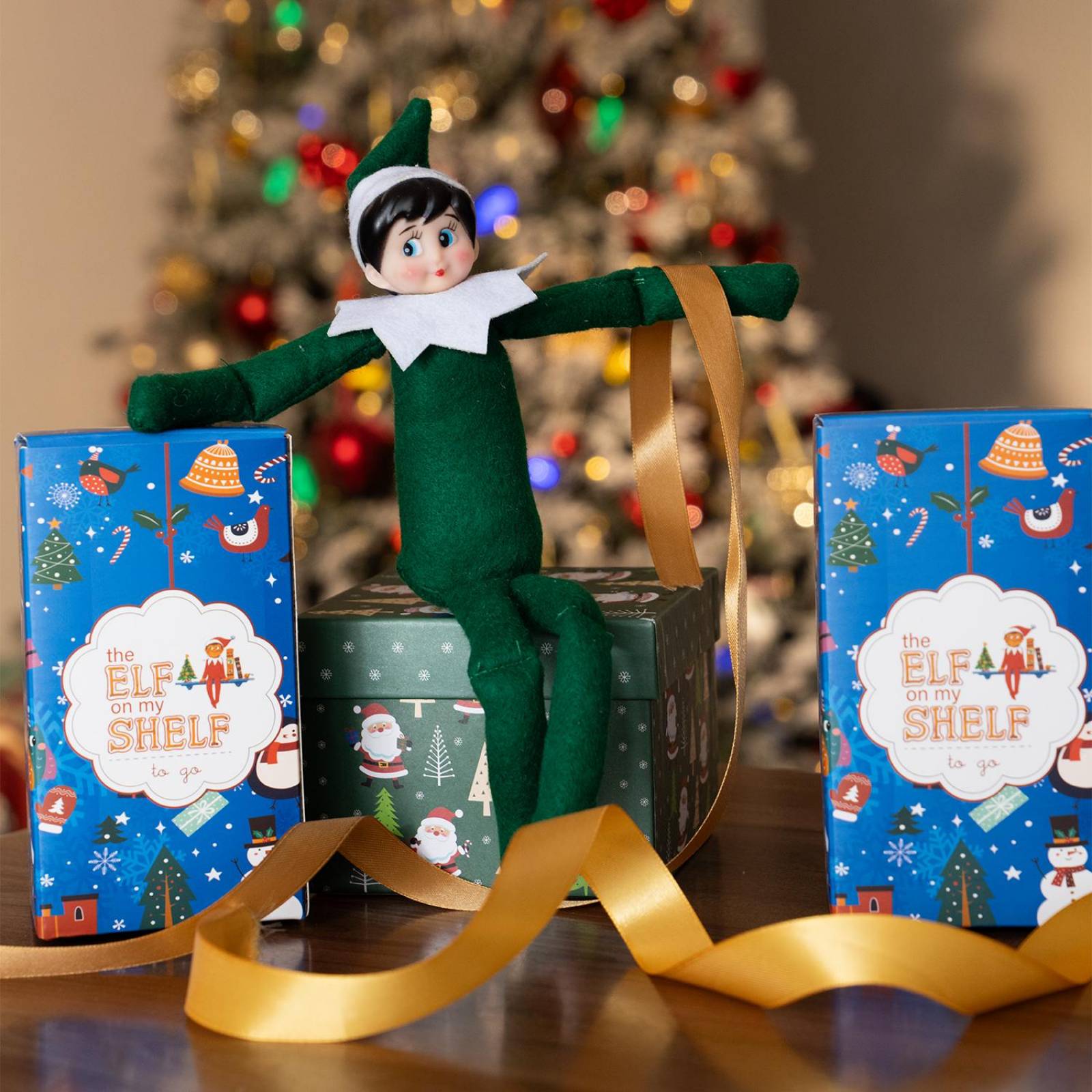 The Elf On My Shelf Tradición Navideña Elfo Travieso Se Porta Mal Verde