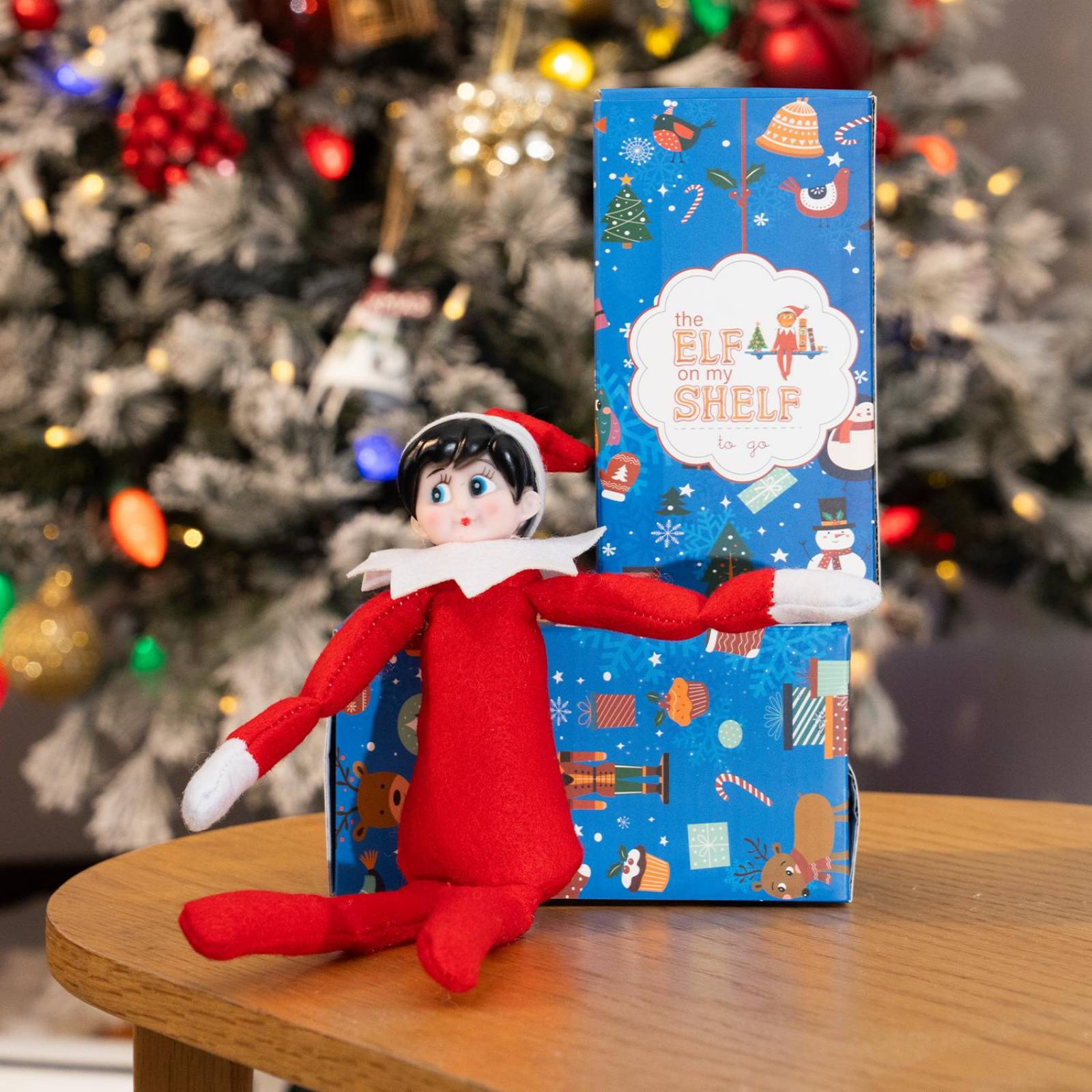 The Elf On My Shelf Tradición Navideña Elfo Travieso Se Porta Mal Rojo