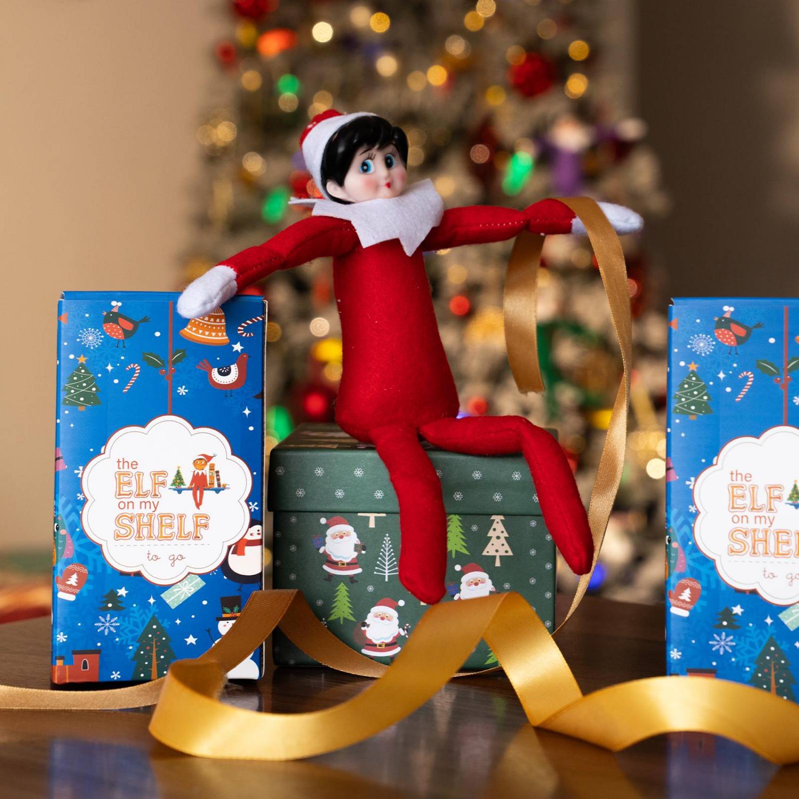 The Elf On My Shelf Tradición Navideña Elfo Travieso Se Porta Mal Rojo