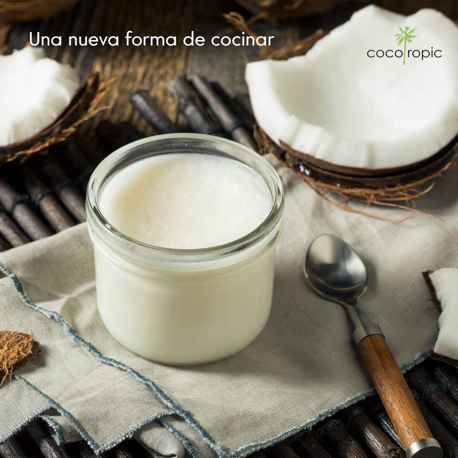 Aceite De Coco Orgánico Extra Virgen 1 Litro 
