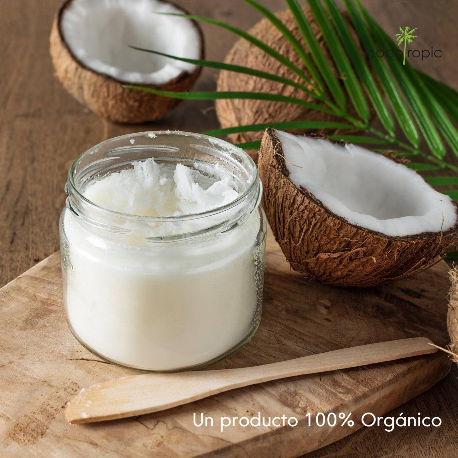 Aceite De Coco Orgánico Extra Virgen 1 Litro 