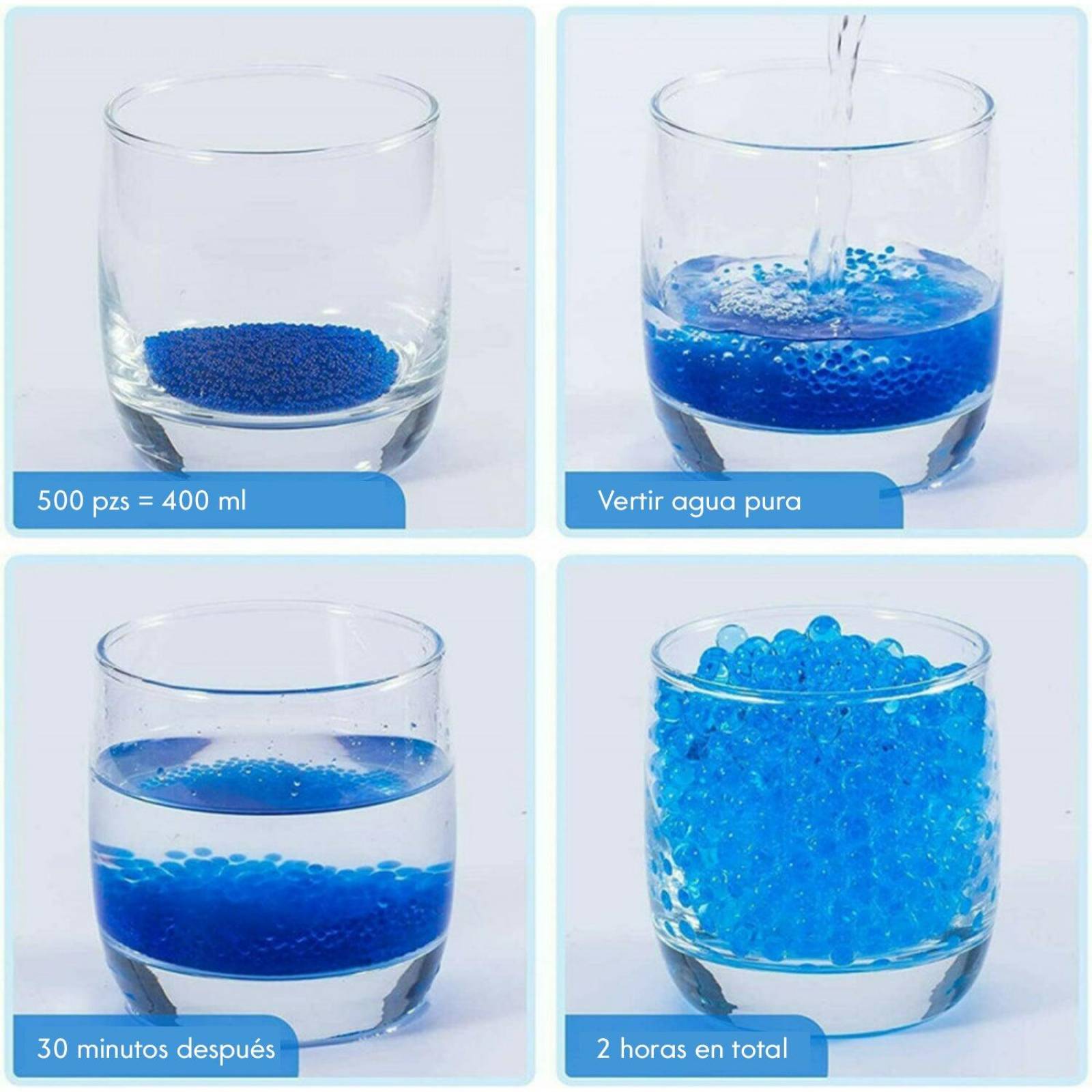 150000 Hidrogel Bolas Orbeez 7-8mm Municiones Pistolas 