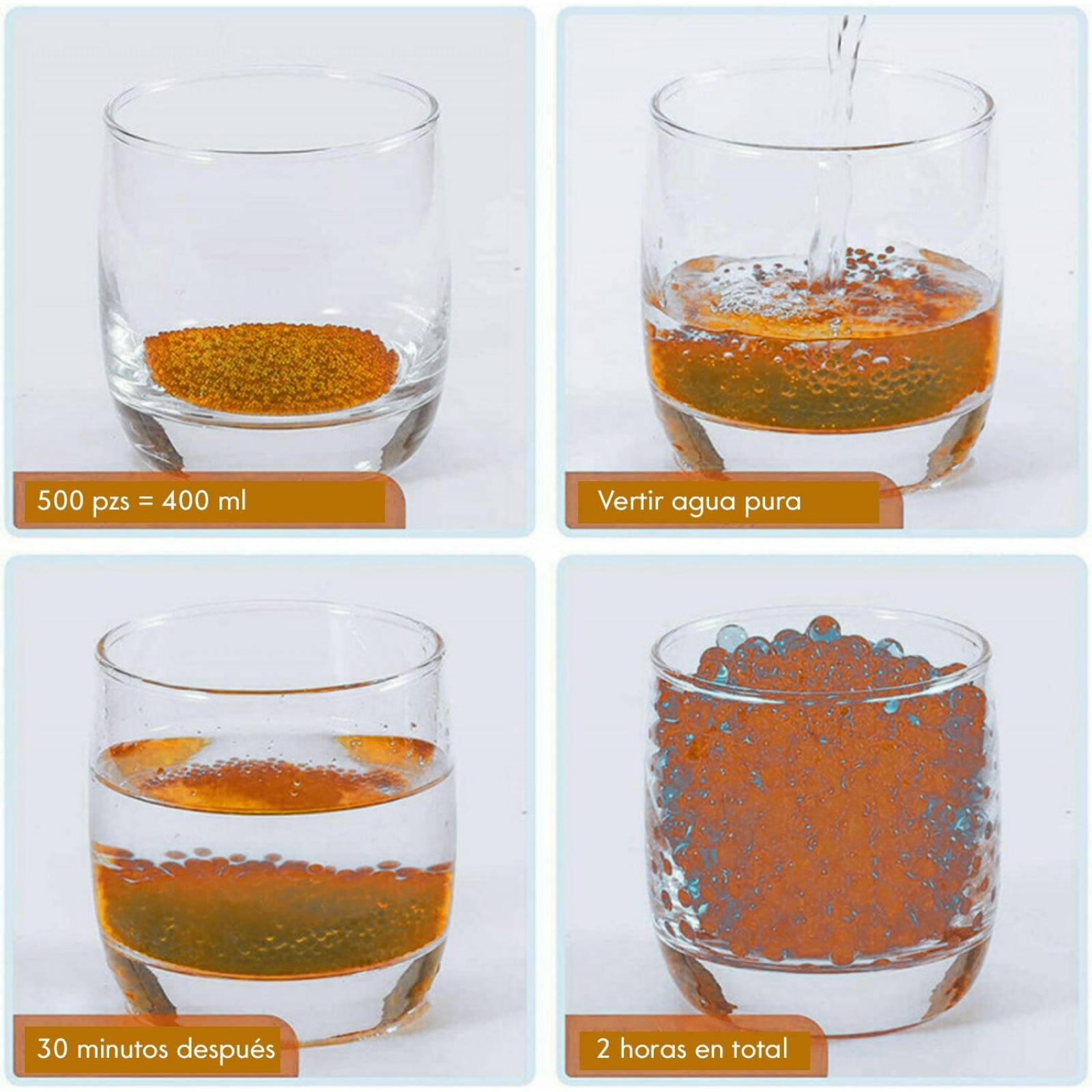 120000 Hidrogel Bolas Orbeez 7-8mm Municiones Pistolas 