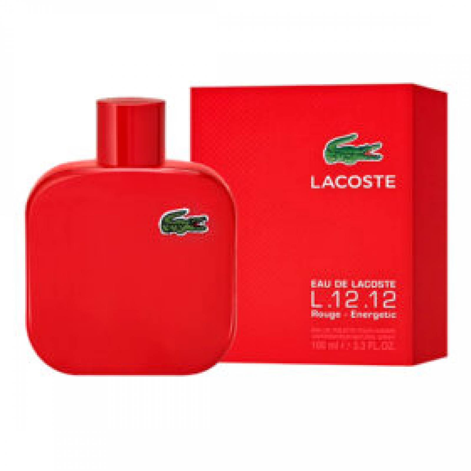 Lacoste L.12.12 rouge-energetic eau de toilette pour homme 100 ml