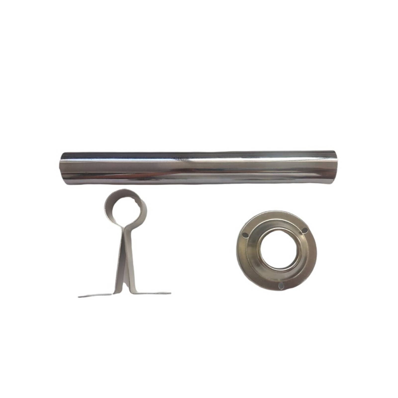 Tubo Redondo Para Closet 1.50 + Brida + Soporte Central