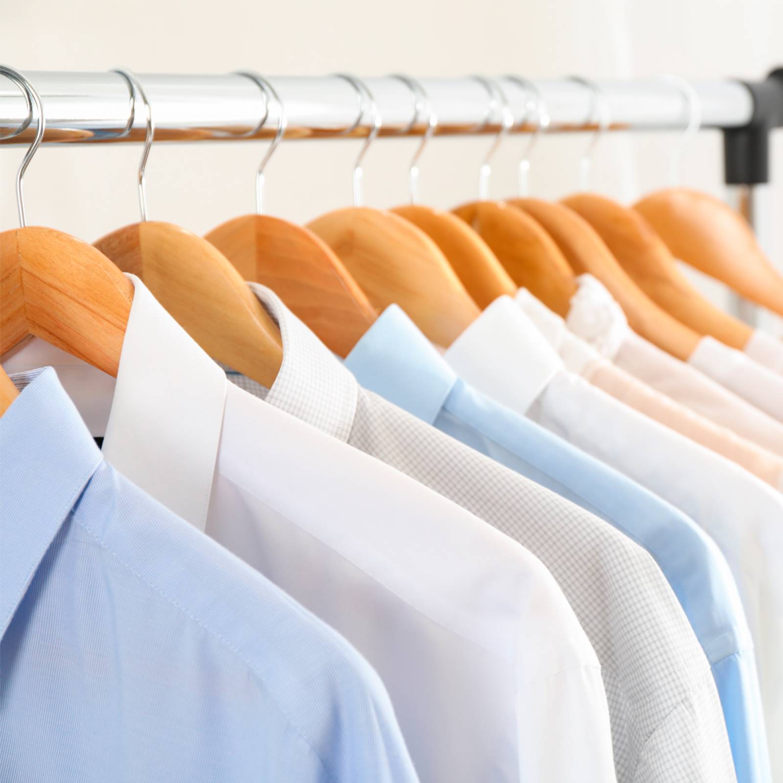 25 Ganchos de Madera Calidad Premium 360 Grados 3 cubrepolvo Grande 3 medianos y 1 Extragrande