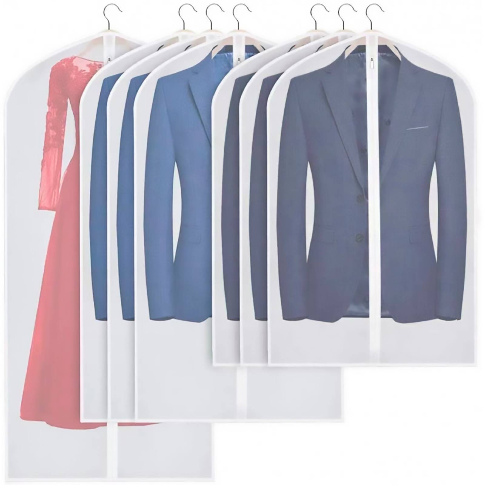 25 Ganchos de Madera Calidad Premium 360 Grados 3 cubrepolvo Grande 3 medianos y 1 Extragrande