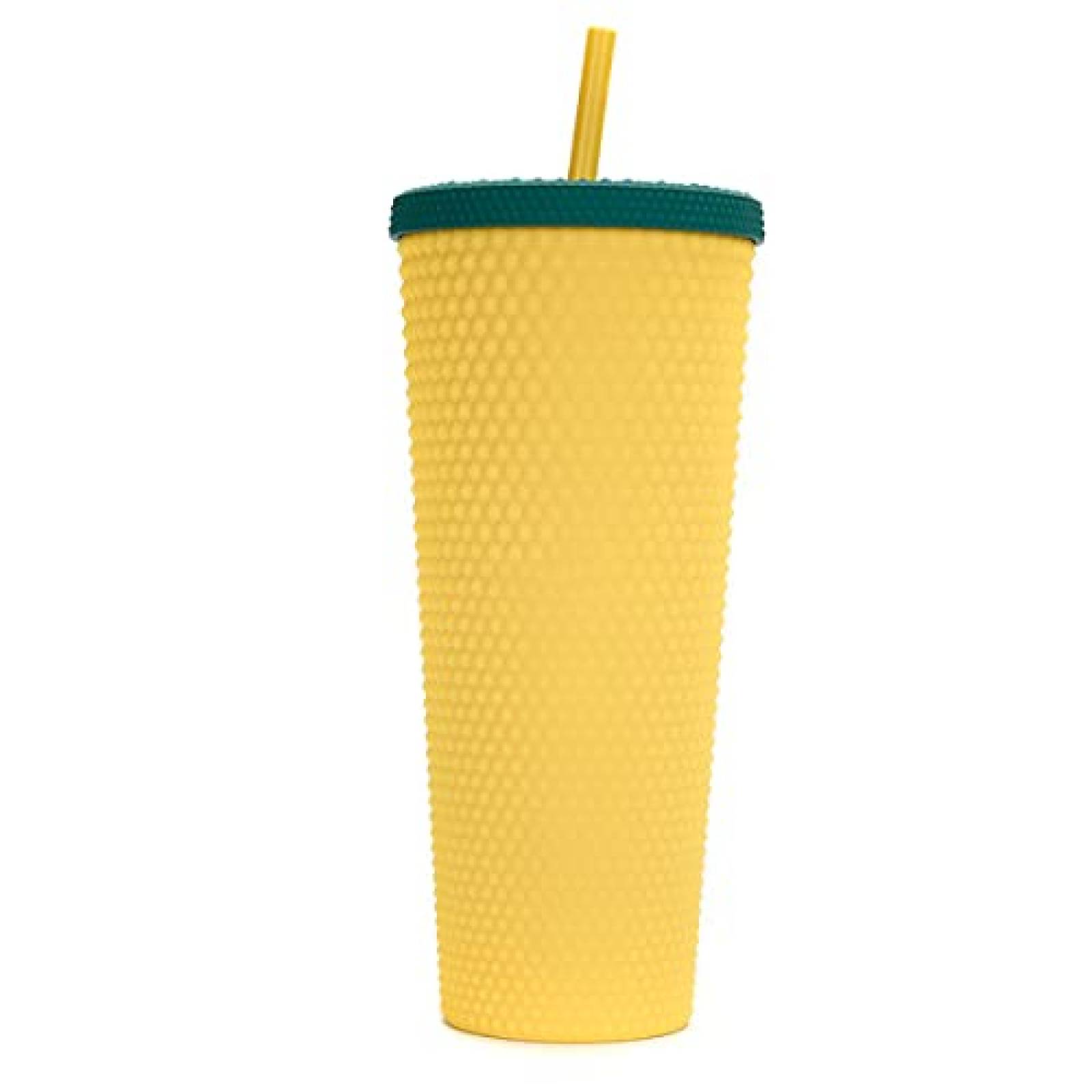 Vaso tachuelas 710 ml plástico libre de BPA Piña