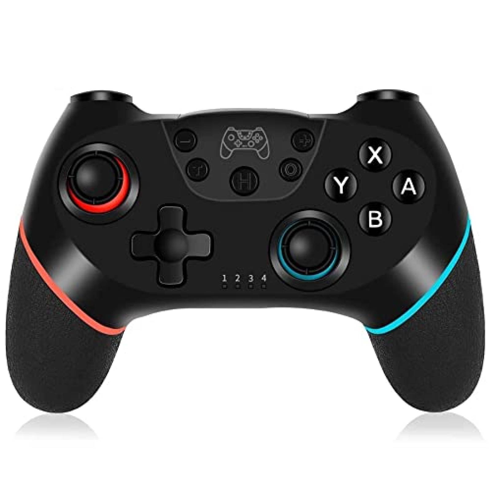 Control Brandtrendy Pro para Nintendo Switch PC Joystick Remoto Bluetooth Rojo Azul