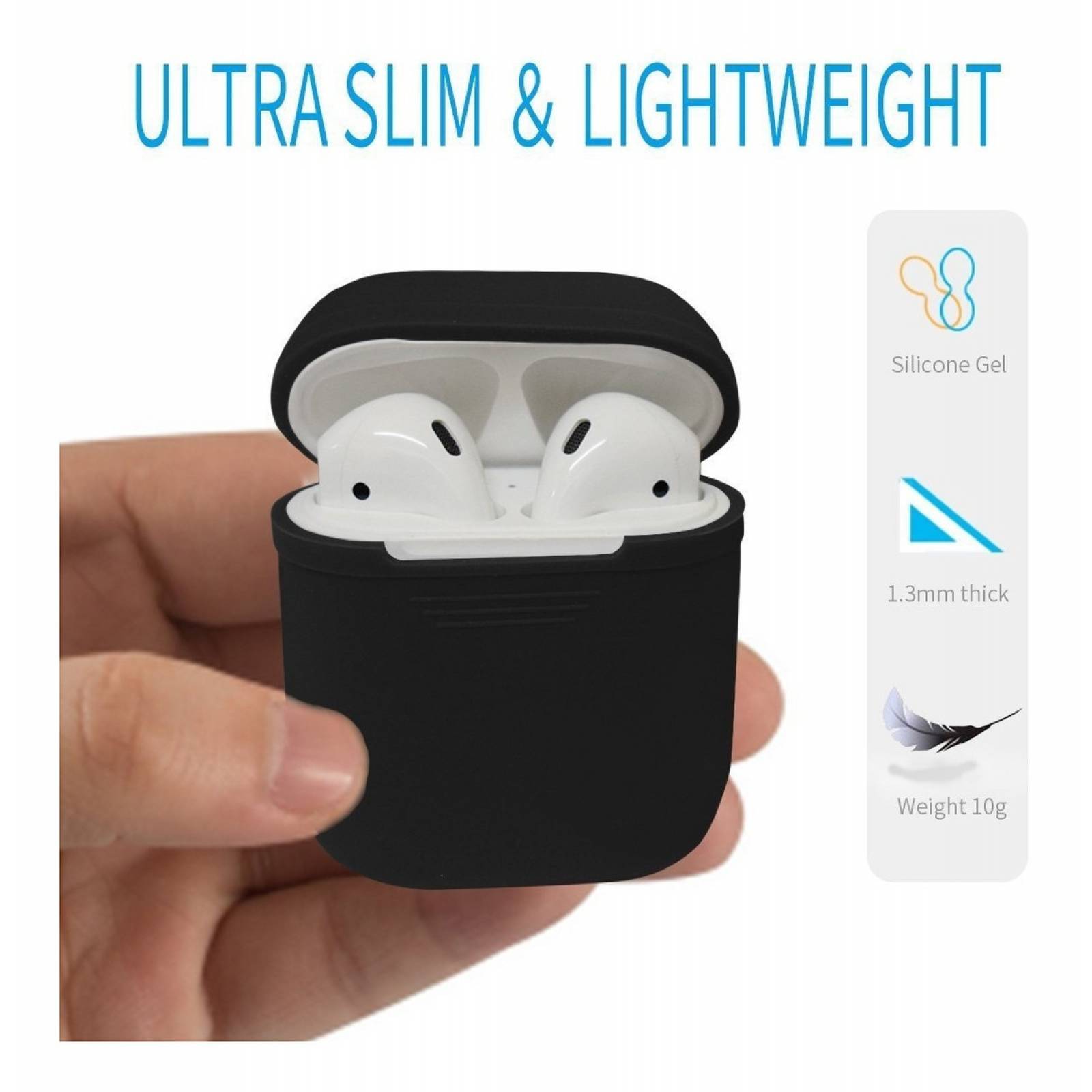Pack De 4 Fundas Para Caja De AirPods Con Correa