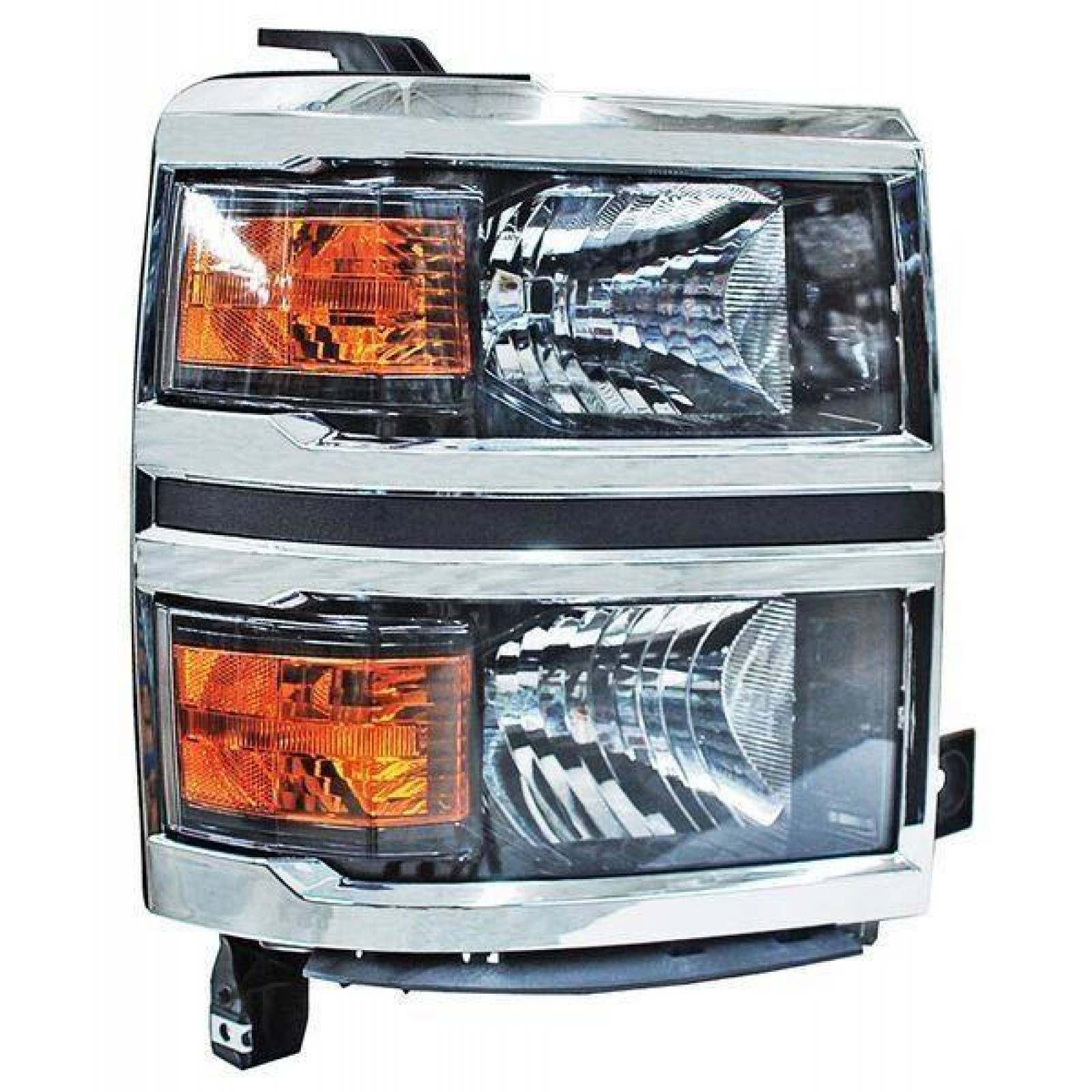 Faro Chevrolet Cheyenne 2014 2015 Derecho Blanco