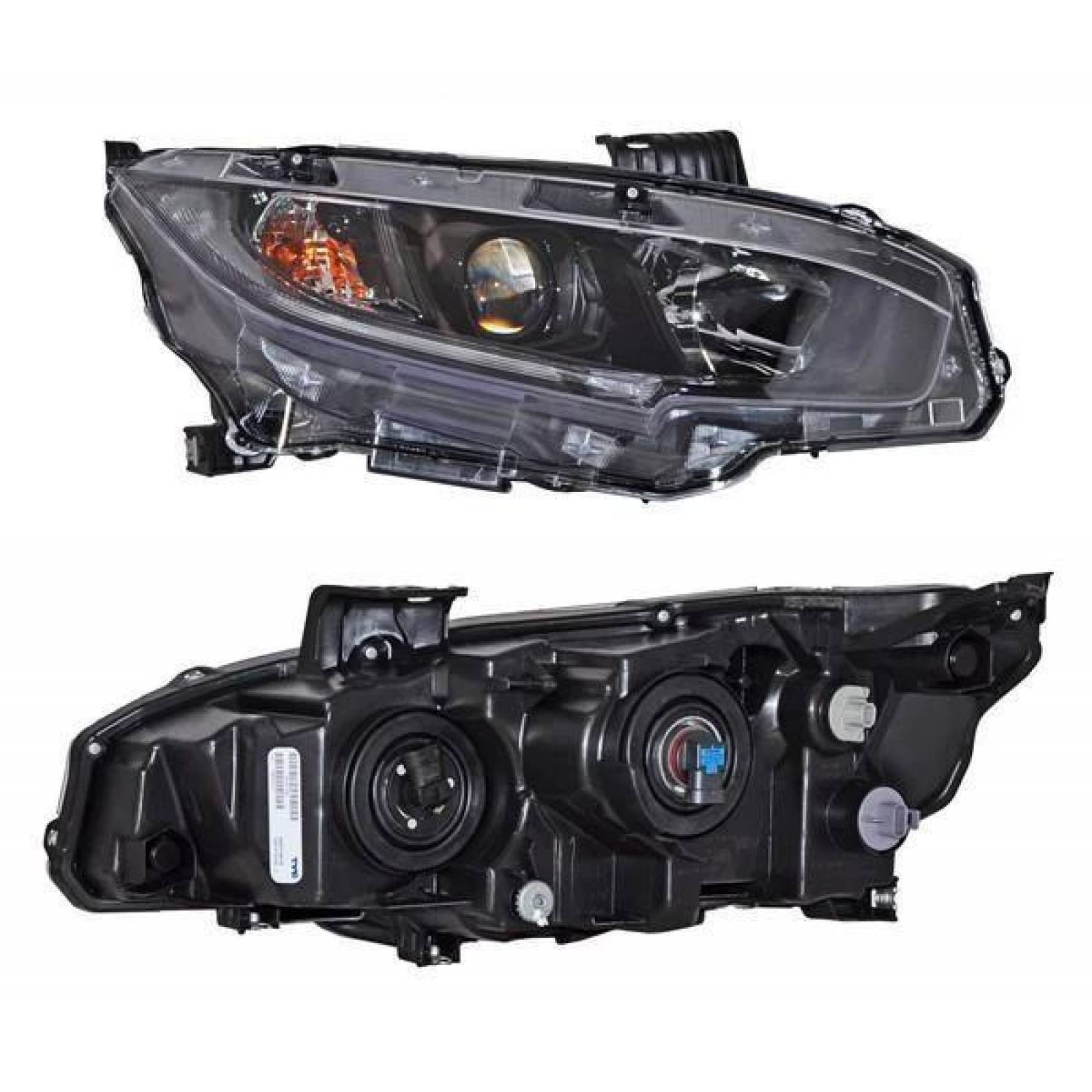 Faro Honda Civic 2019 2020 Derecho Blanco