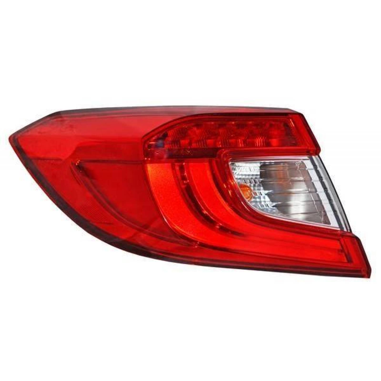 Calavera Honda Accord 2018 2019 2020 Rojo Izquierdo
