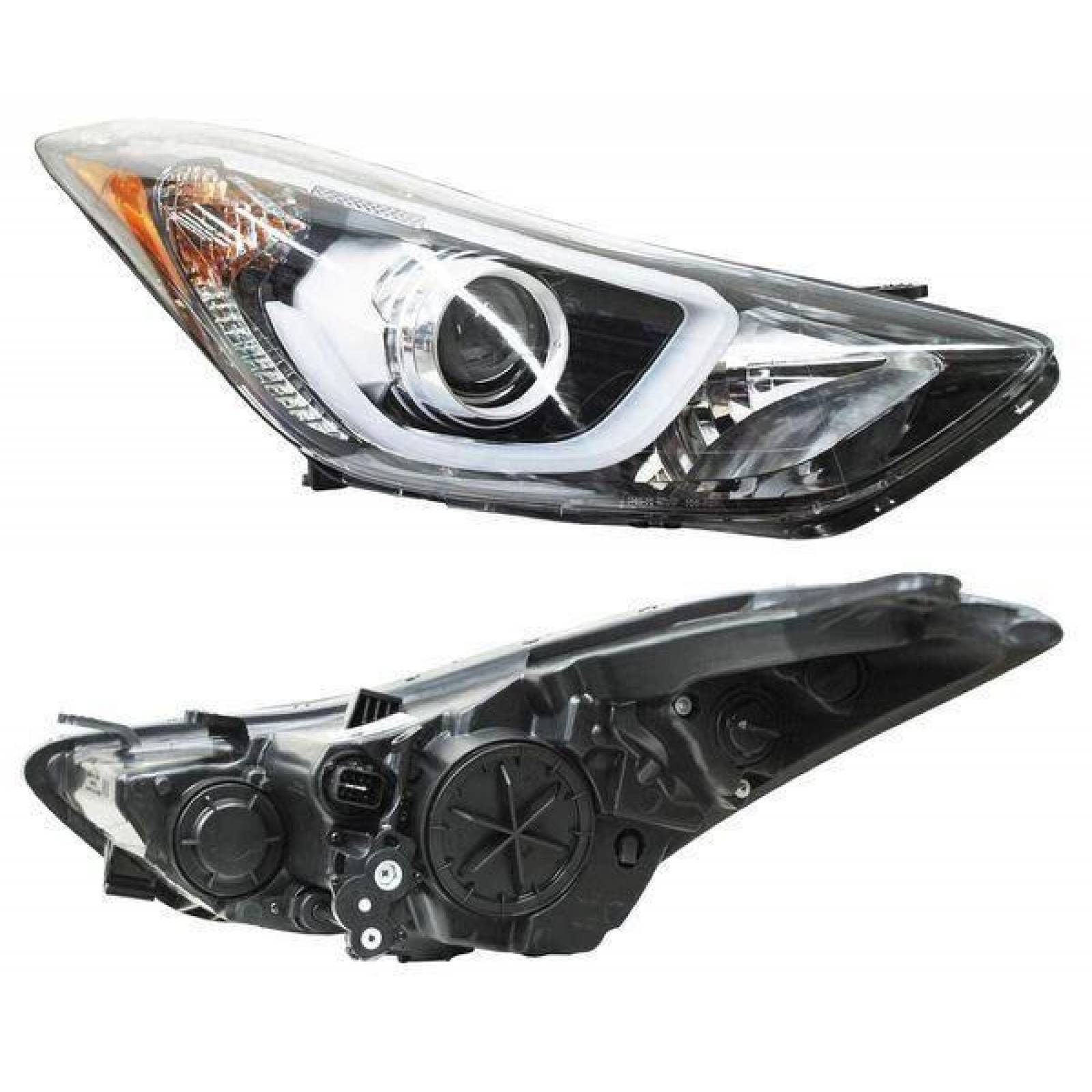 Faro Hyundai Elantra 2015 2016 Derecho Blanco