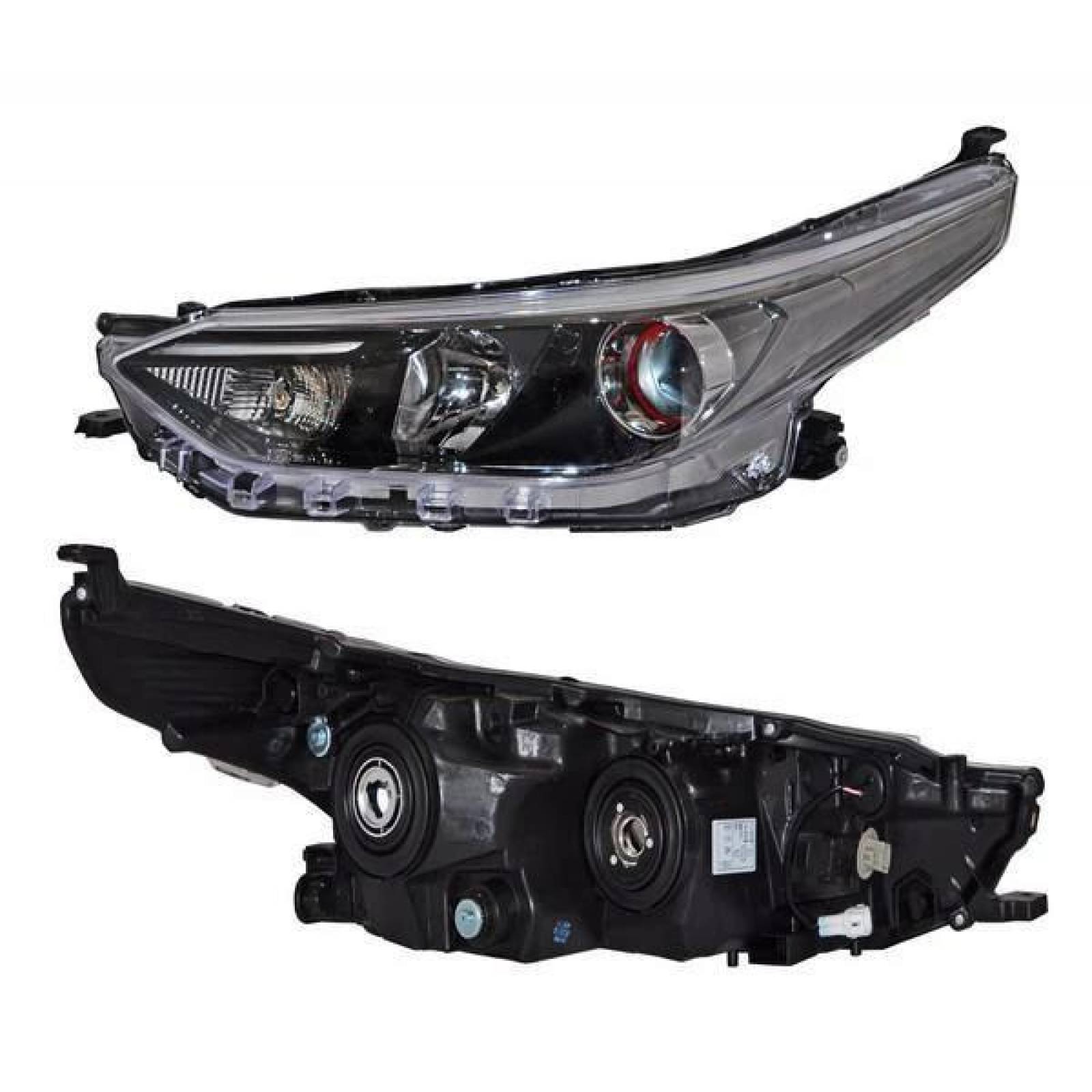 Faro Toyota Yaris 2018 2019 2020 Izquierdo Blanco