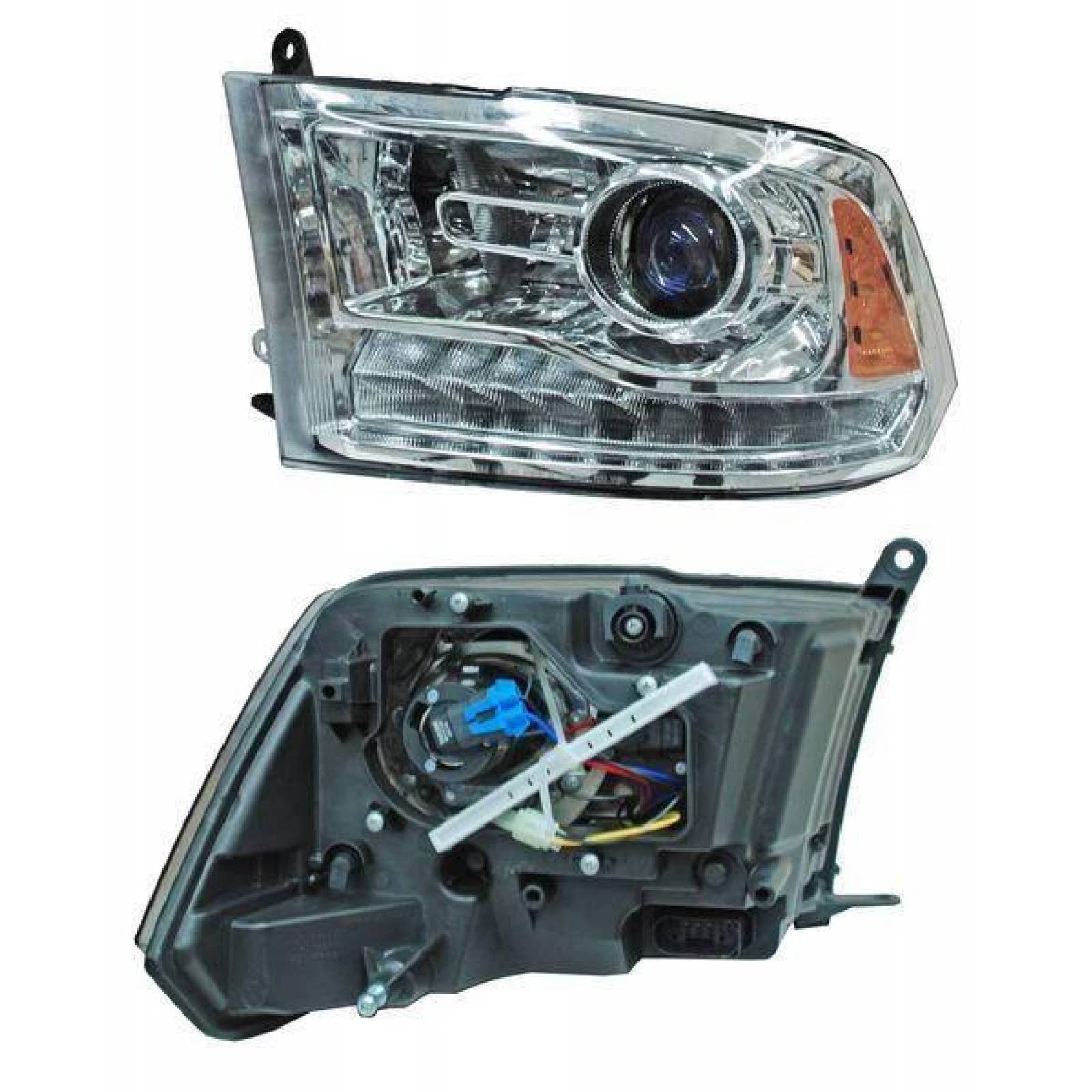 Faro Dodge Ram 2013 2014 2015 Blanco Izquierdo