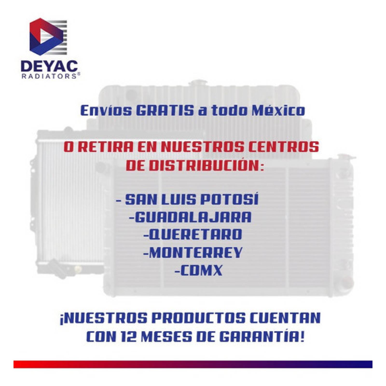 Radiador Chevrolet Chevy 1994 Al 2012 34 Mm