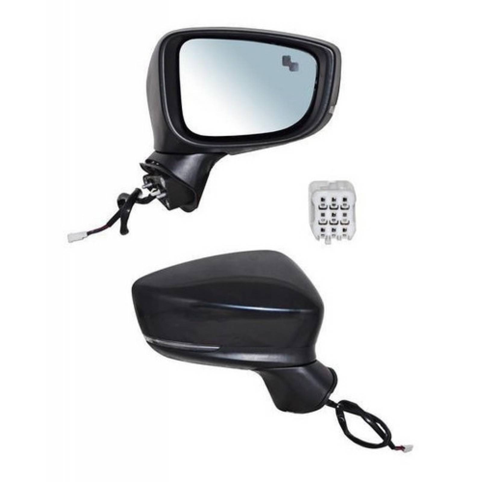 Espejo Lateral Eléctrico Derecha Mazda 3  2017 2018