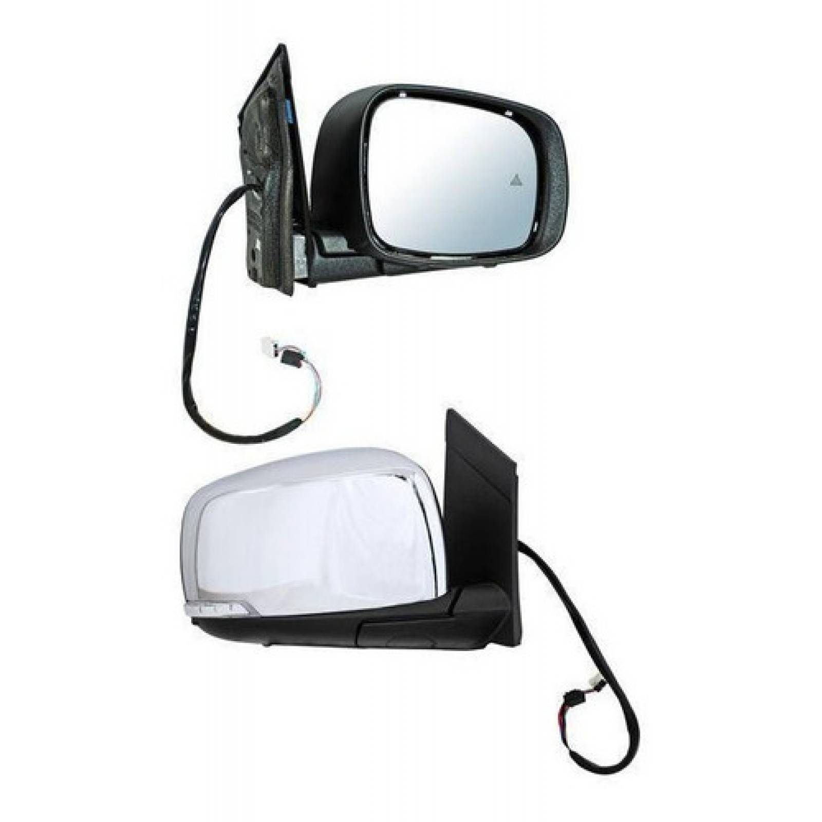 Espejo Lateral Eléctrico Derecha Dodge Caravan  2008 2009 2010 2011 2012 2013 2014 2015 2016 2017 2018 2019