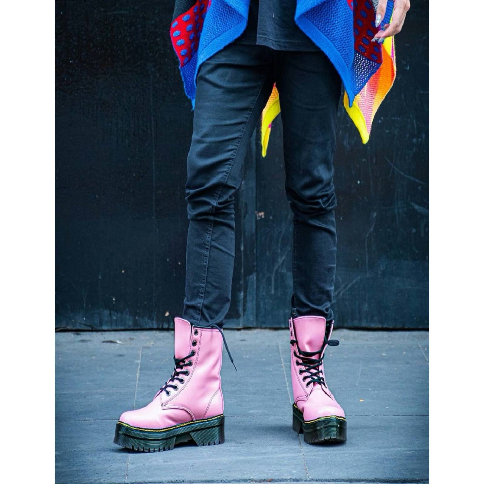 Botas Militares Mujer | New Rock Boot Comfort Rojo ~ EPICA Dental