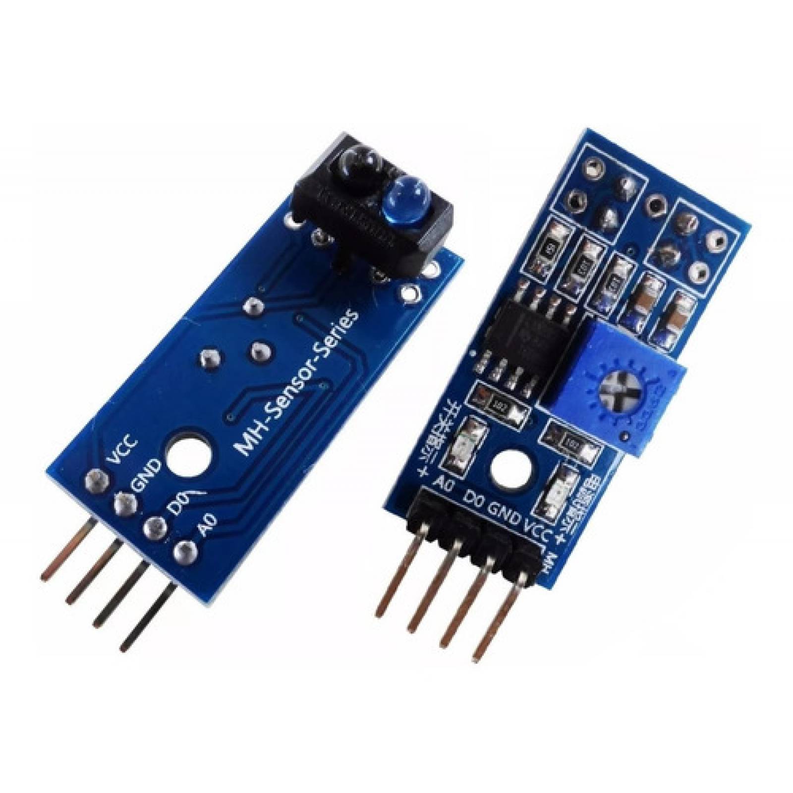 Sensor Tcrt5000 Seguidor De Linea Optico Infrarrojo Tarjeta Azul