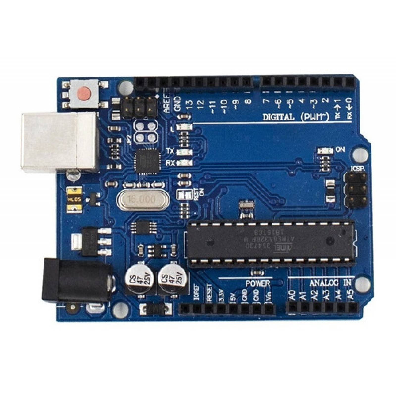Tarjeta Rantec R-UNO Atmega328 Atmega16U Compatible Arduino UNO