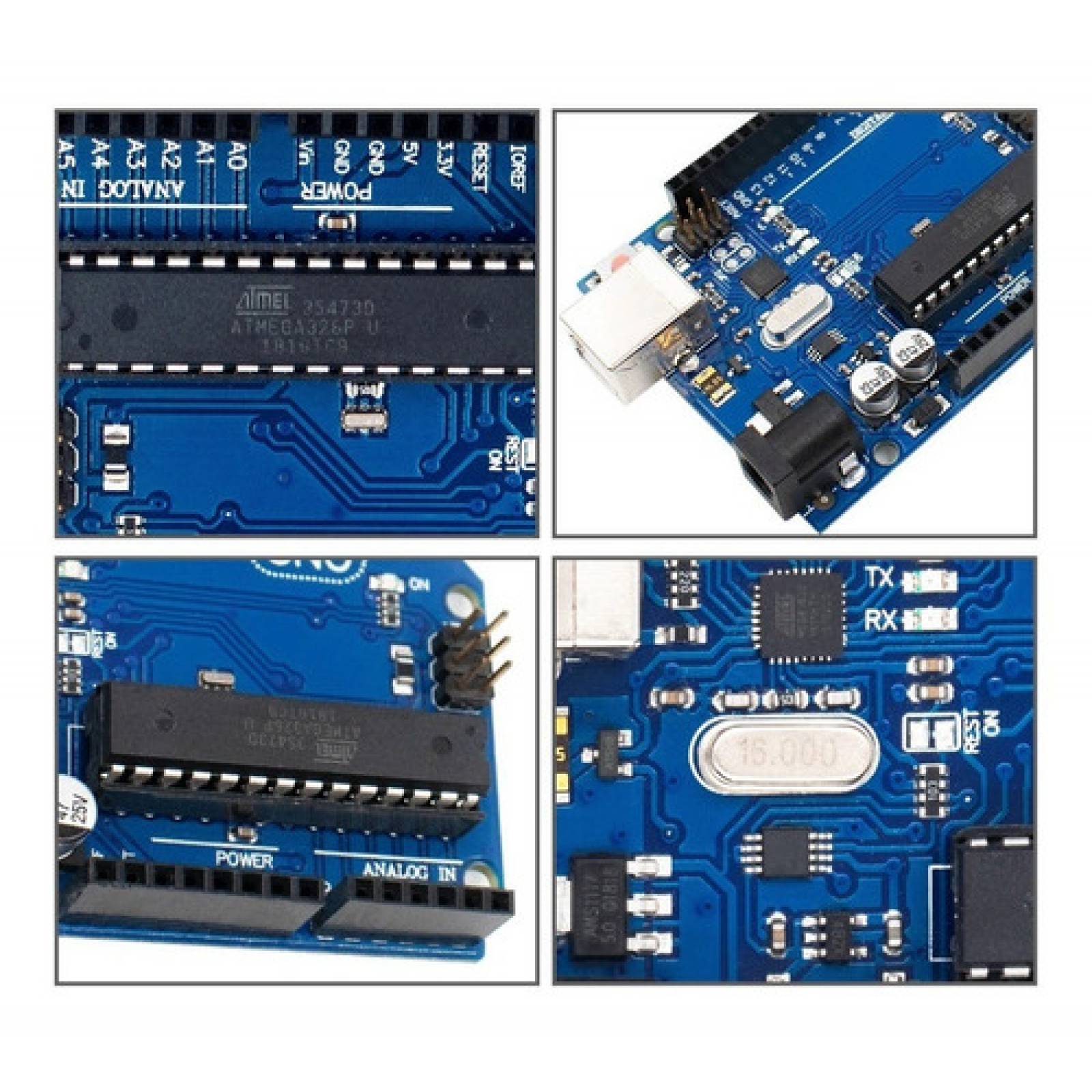 Tarjeta Rantec R-UNO Atmega328 Atmega16U Compatible Arduino UNO