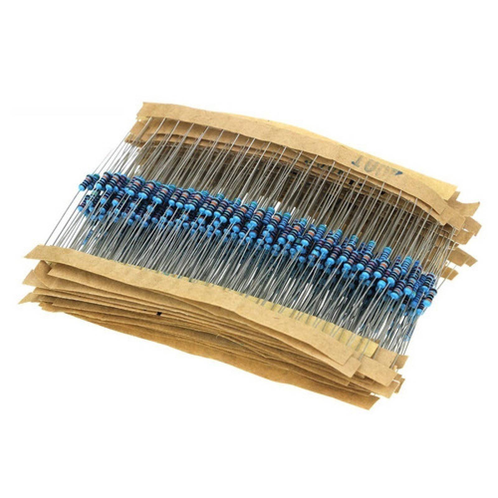 9 Pzas Resistencia 1k Ohm 1/4w 1% Pelicula Metalica