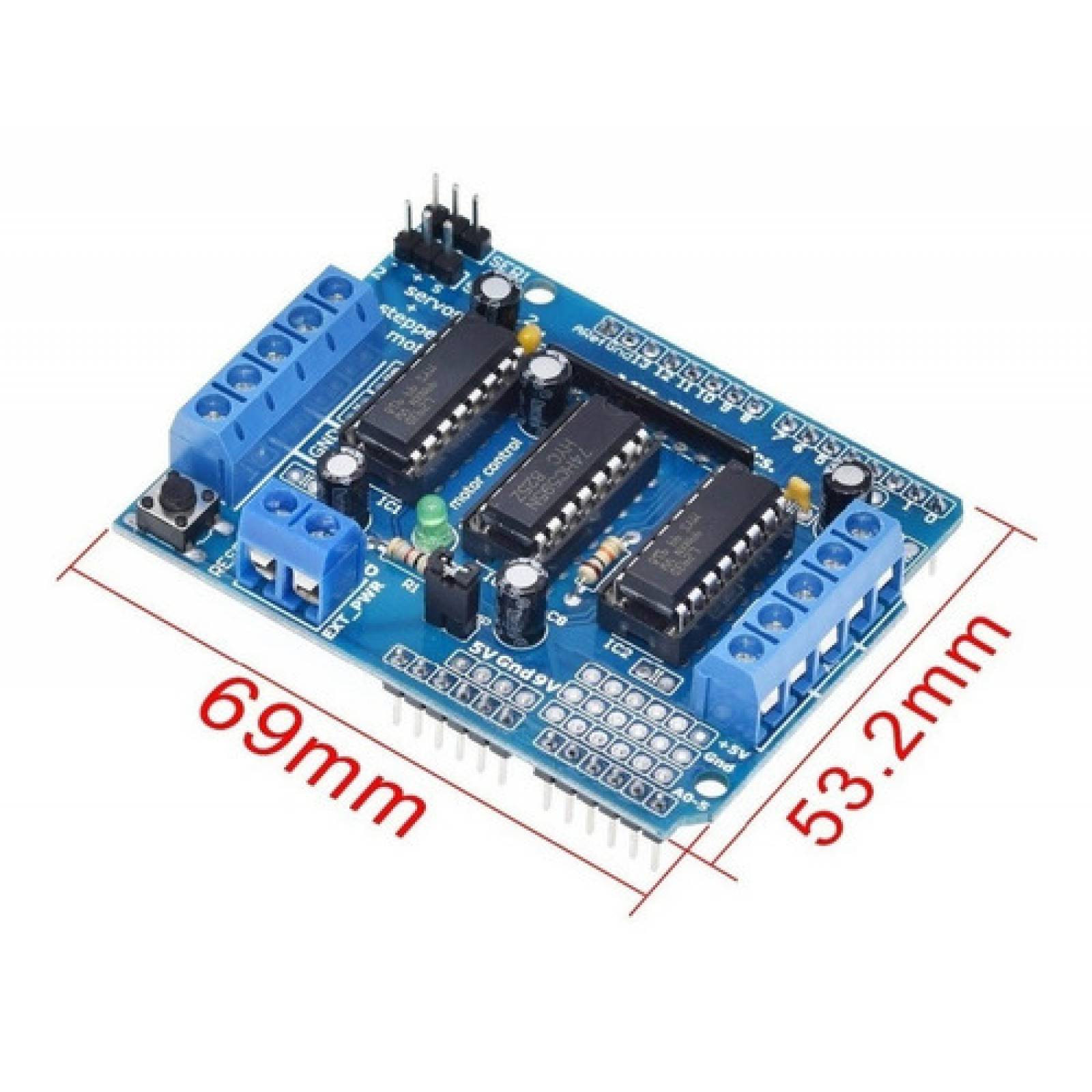Modulo Puente H Shield L293d Driver Control De Motores