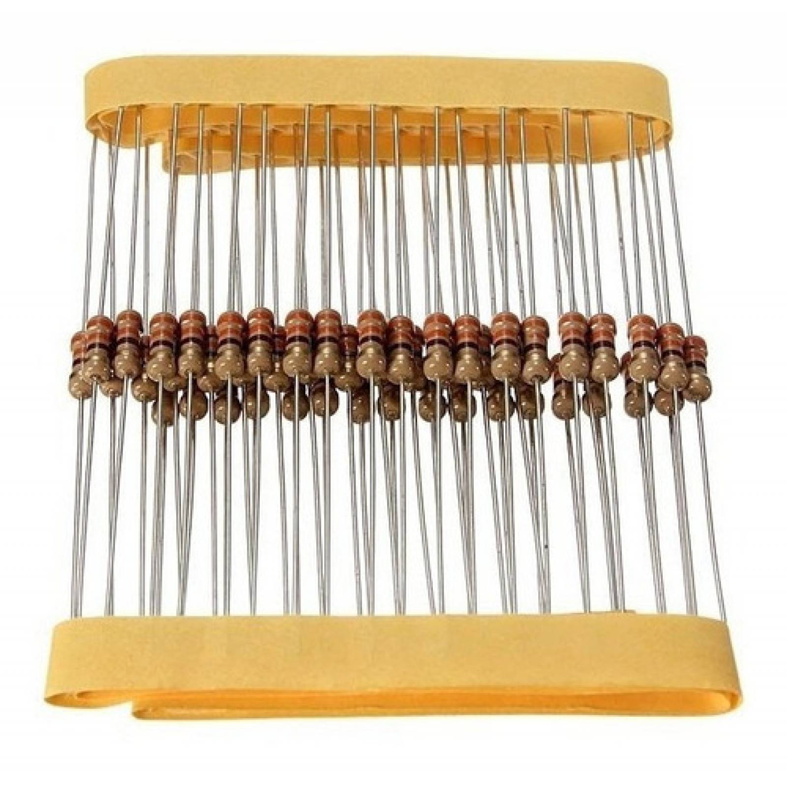 9 Pzas Resistencia 15K Ohm 1/2W Pelicula de Carbon