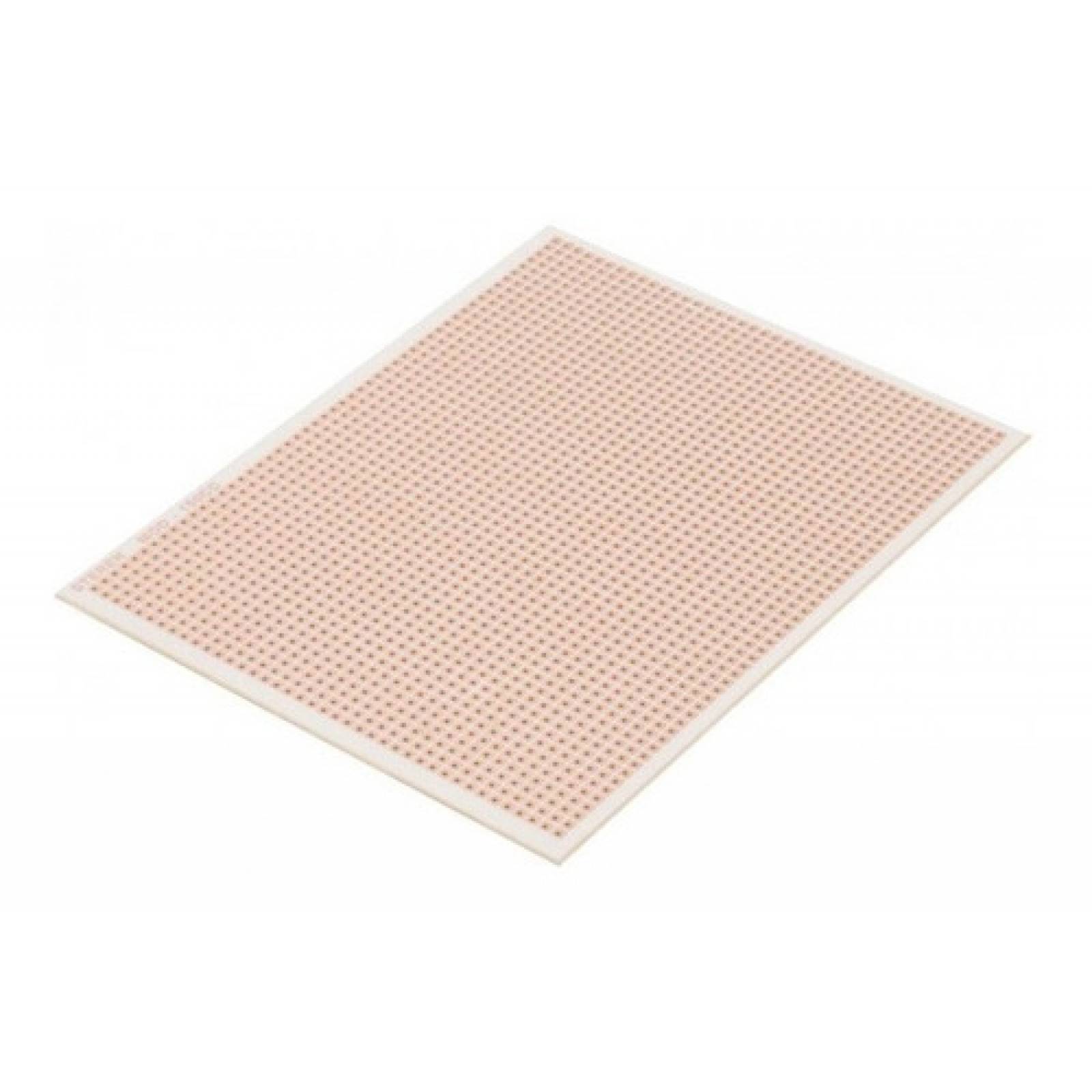 Placa fenolica de 10.7 x 14 cm, para proyectos Perforada*