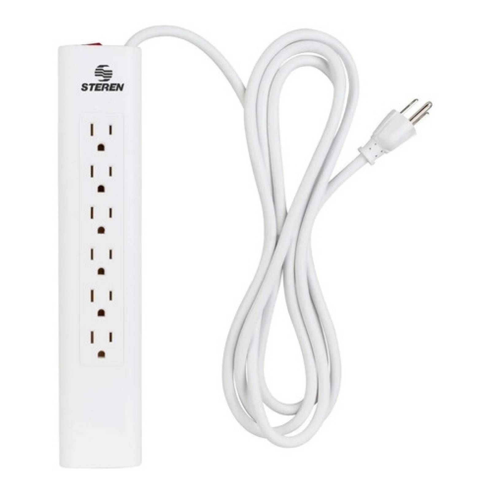 Multicontactos de 6 entradas con supresor de picos