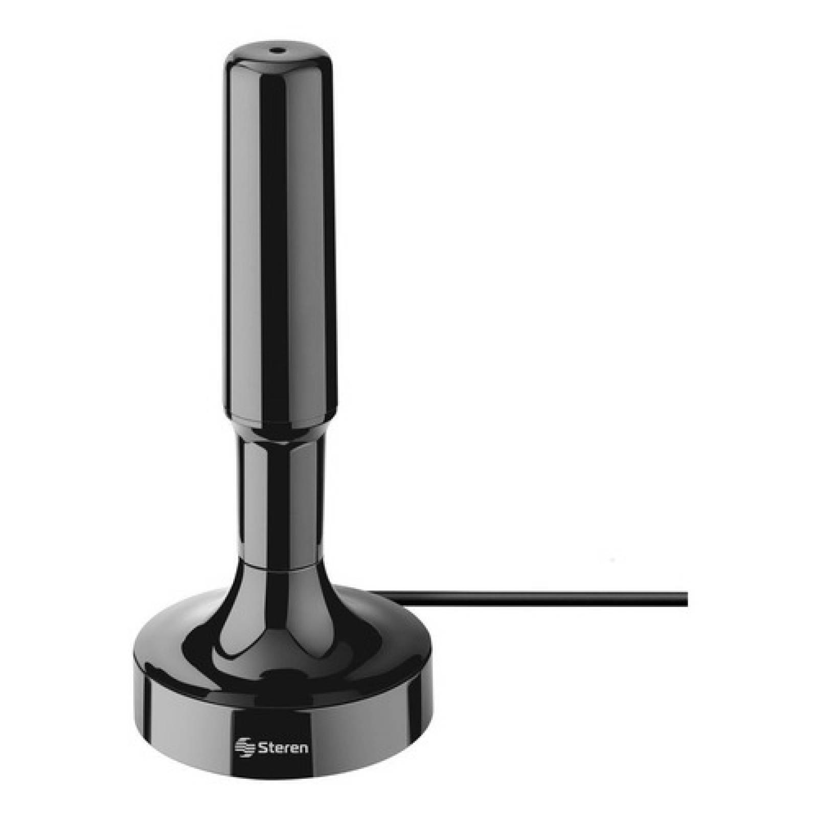 Antena compacta UHF con base de iman y booster de 20 dB