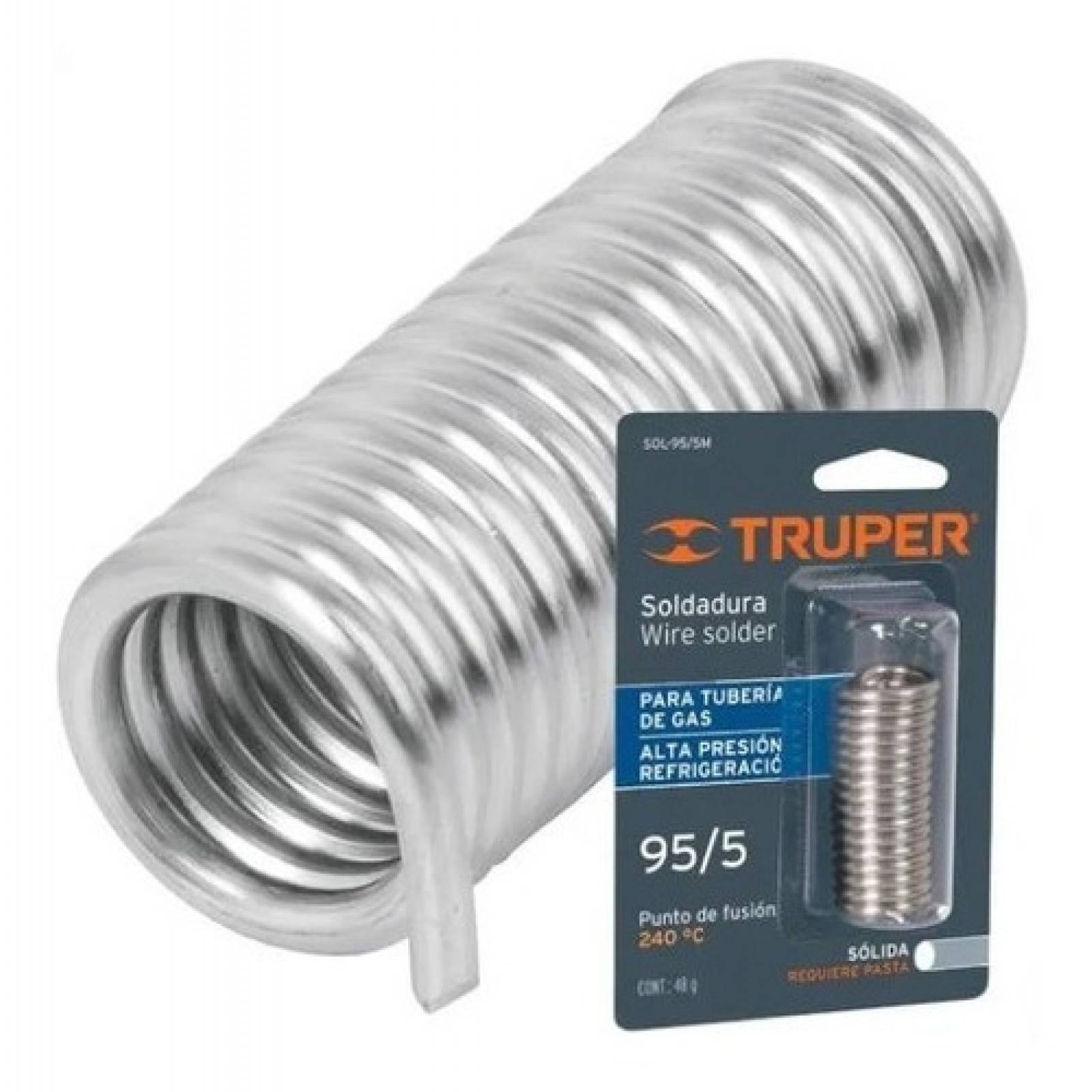 Mini soldadura solida 95/5 para tuberia de gas, 48 g