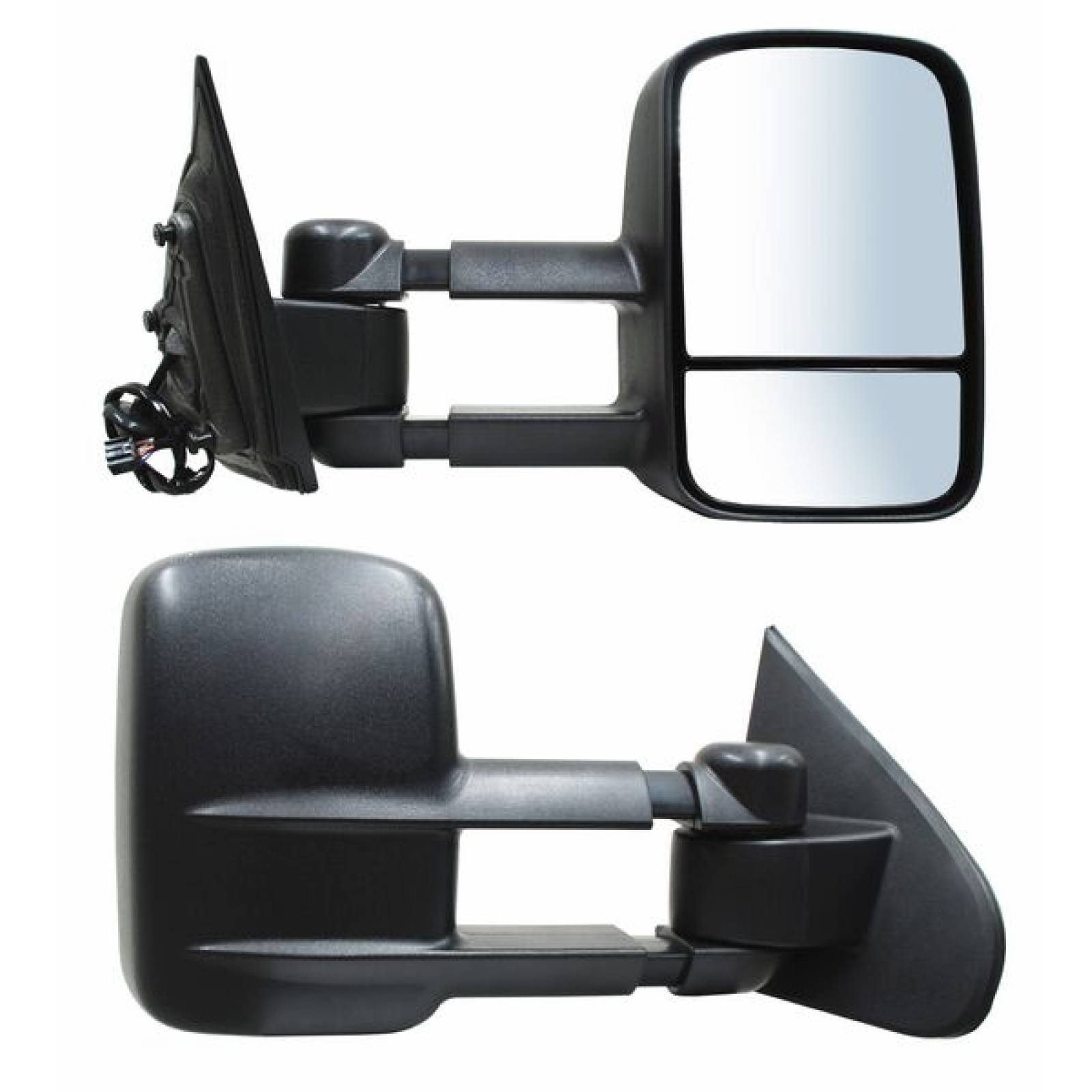 Espejo Chevrolet/Sierra 2014-2016 Electrico Con Desempañante  Con Direccional Telescopico Lado Derecho=Copiloto