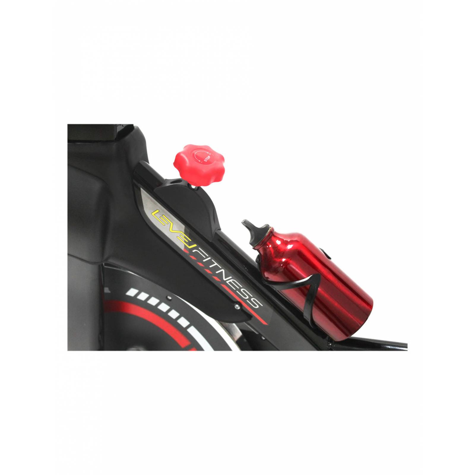 LEVEL FITNESS Bicicleta Estatica de Spinning con disco de 10kg