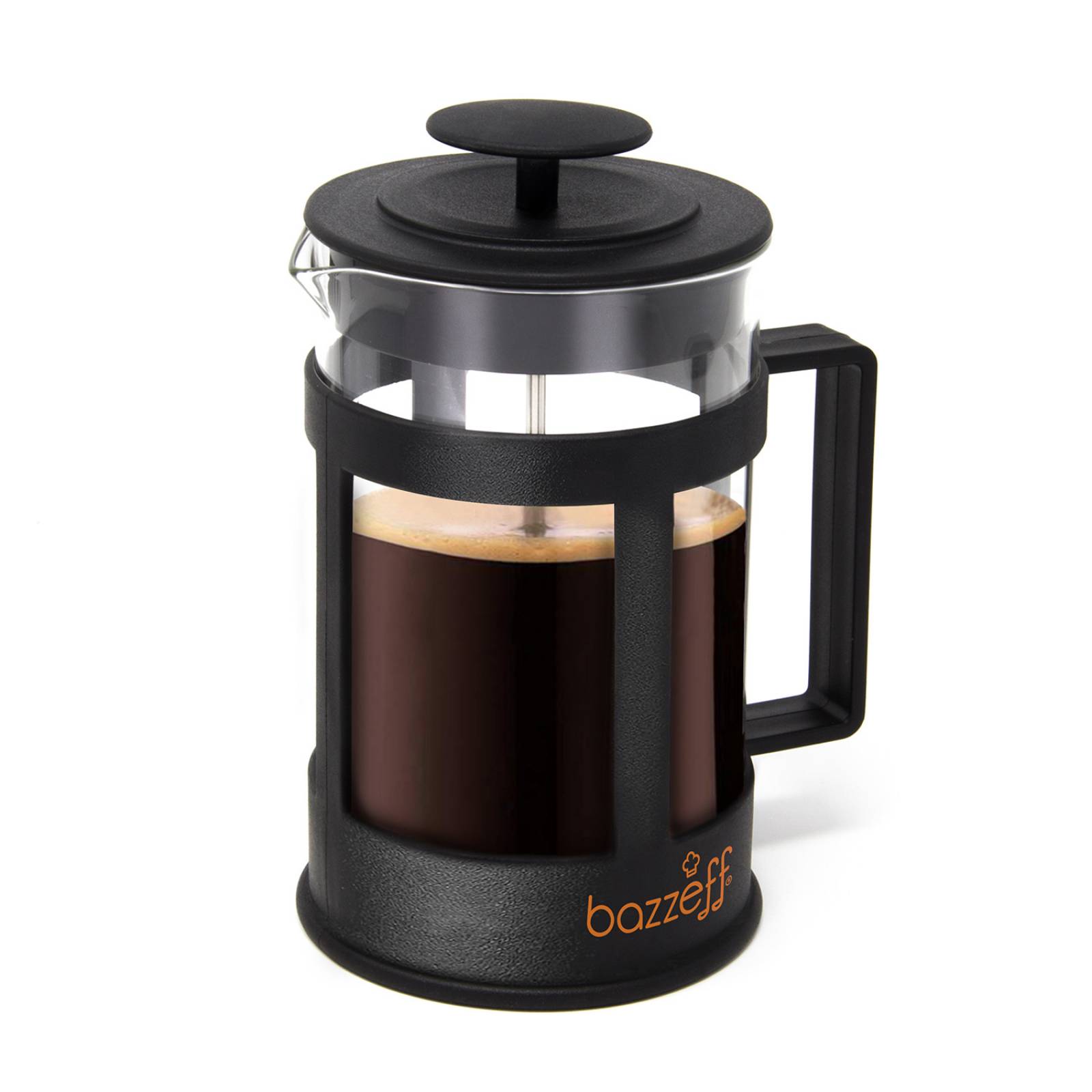 Bazzeff Prensa Francesa de Vidrio de 750 ml para Preparar Café o Té Cafetera Francesa Lefzo (2 Tazas)