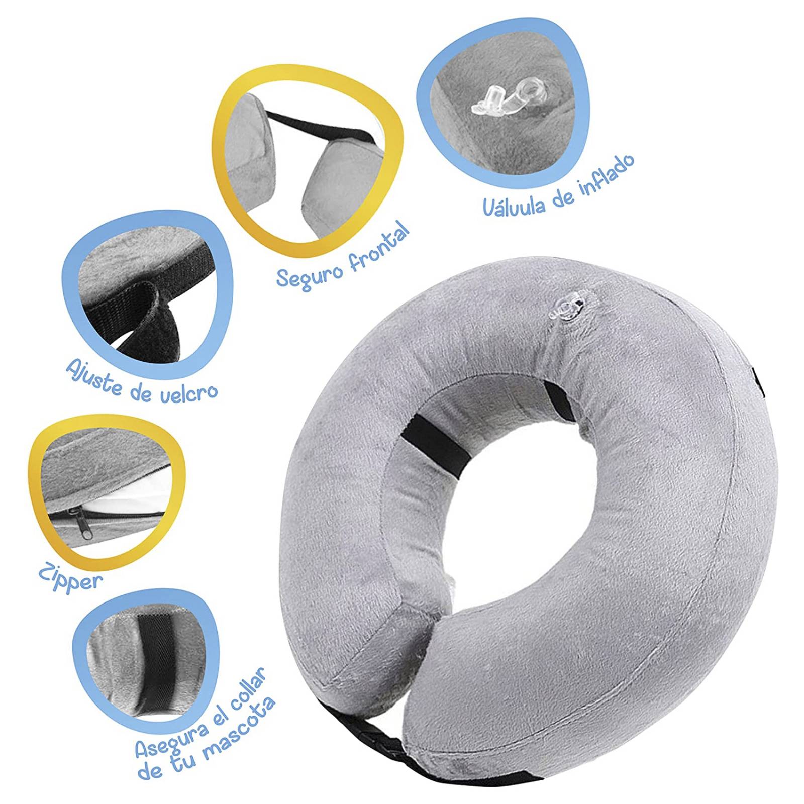 Mascretta Collar Isabelino para Perro o Gato Dona Isabelina Mascotas